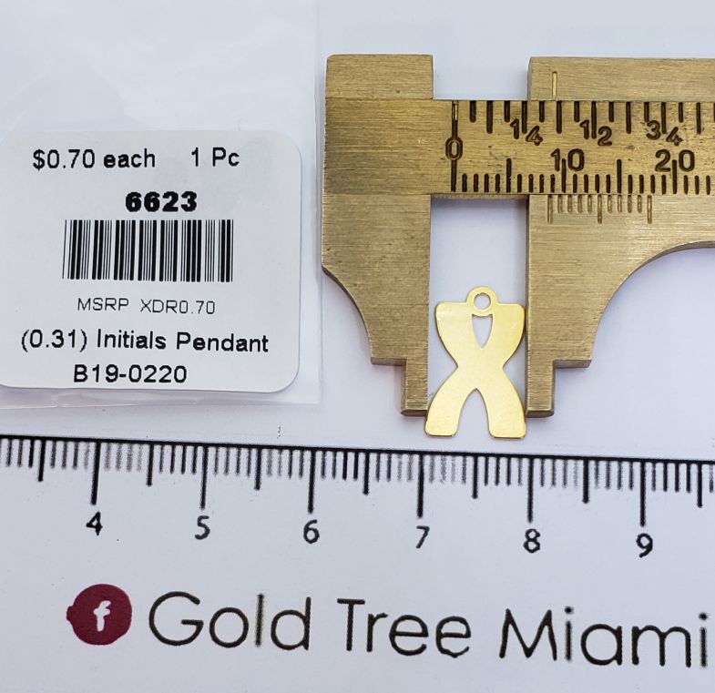 6623 Cadena de Inicial Letra A