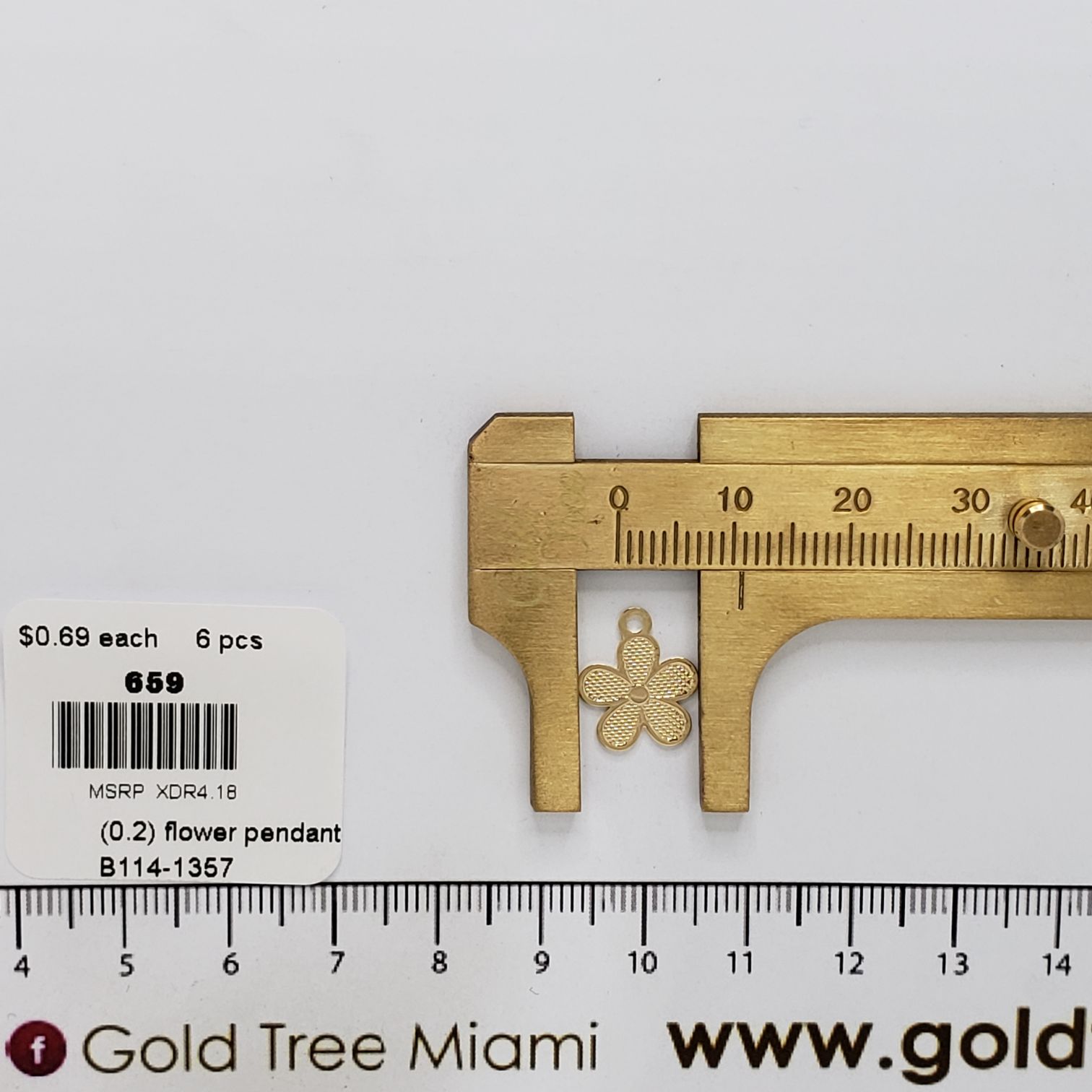 659 Mini Flower Pendant