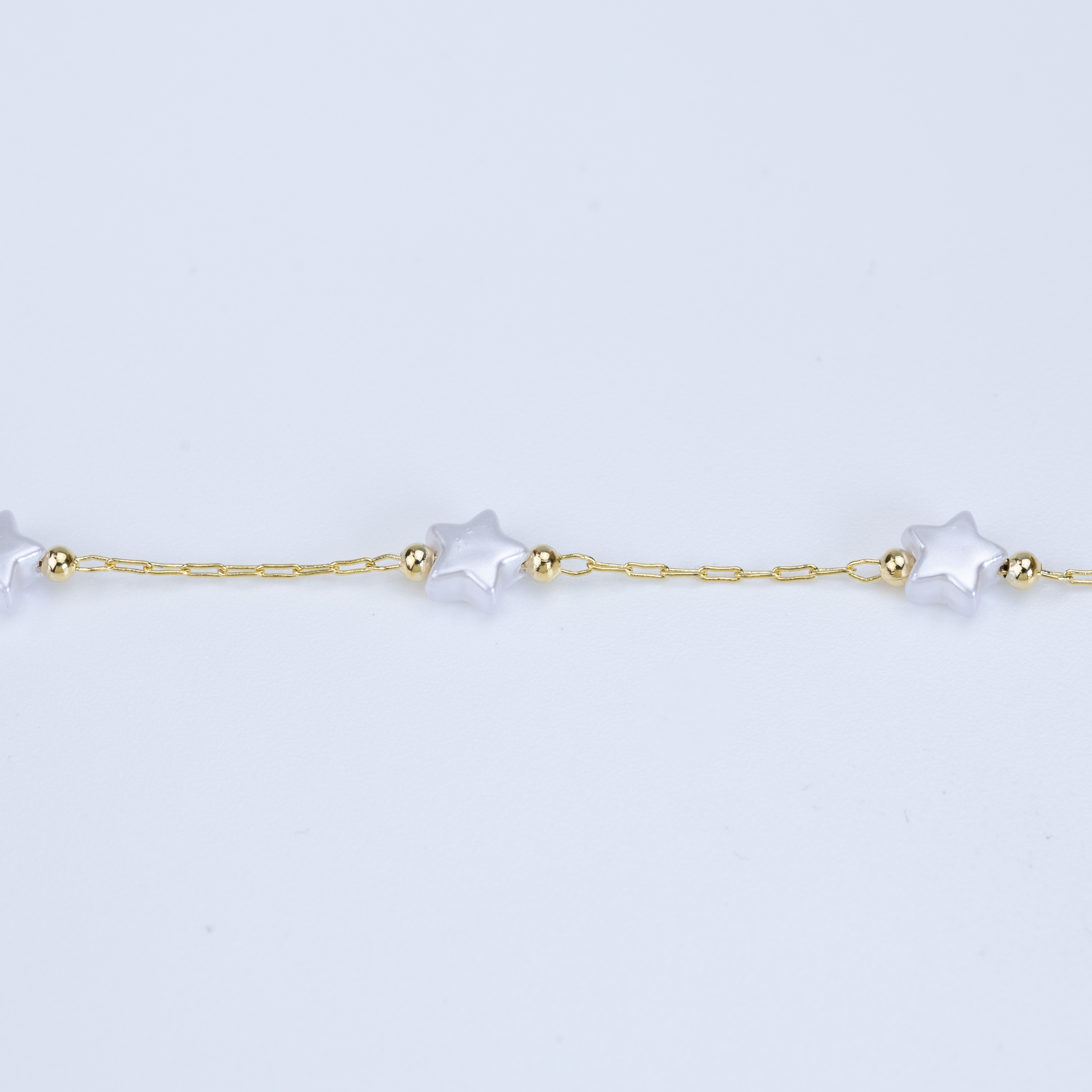 19763 Chain Star Pearls 7mm