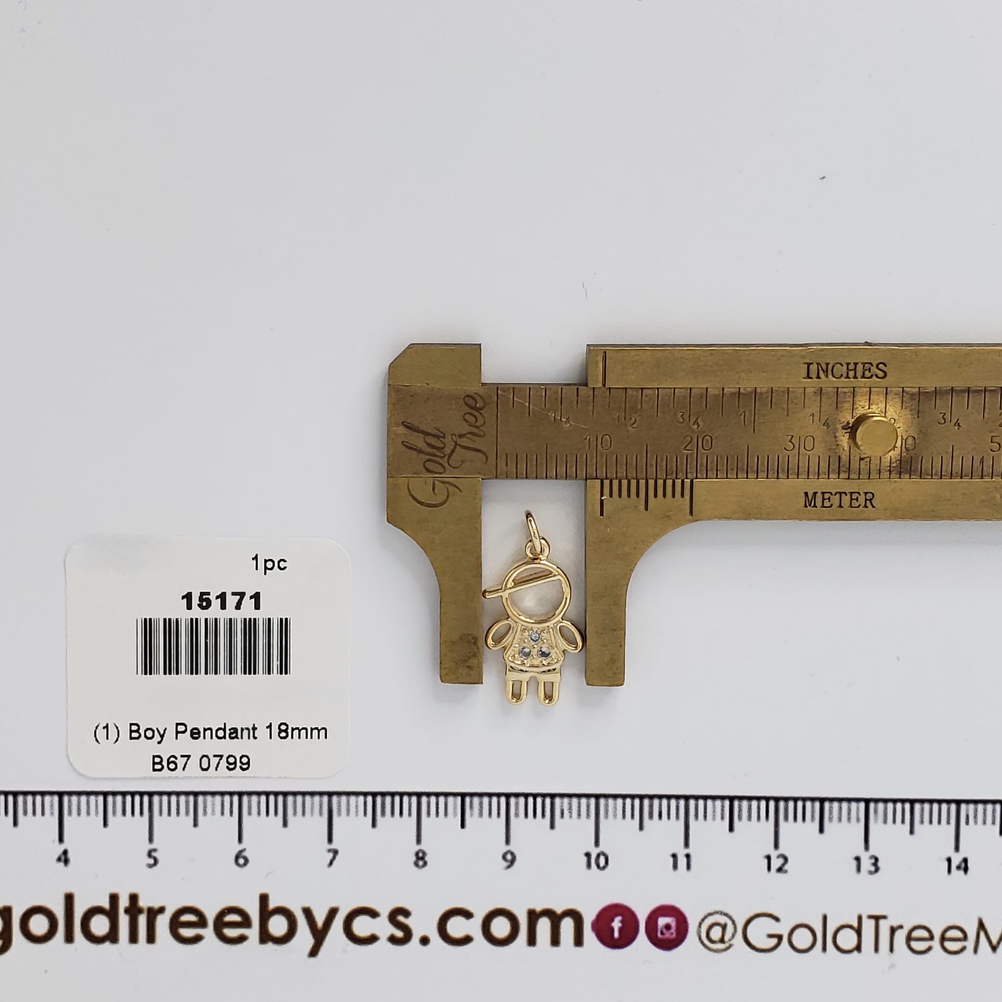 15171 Cadena Niño Dorado