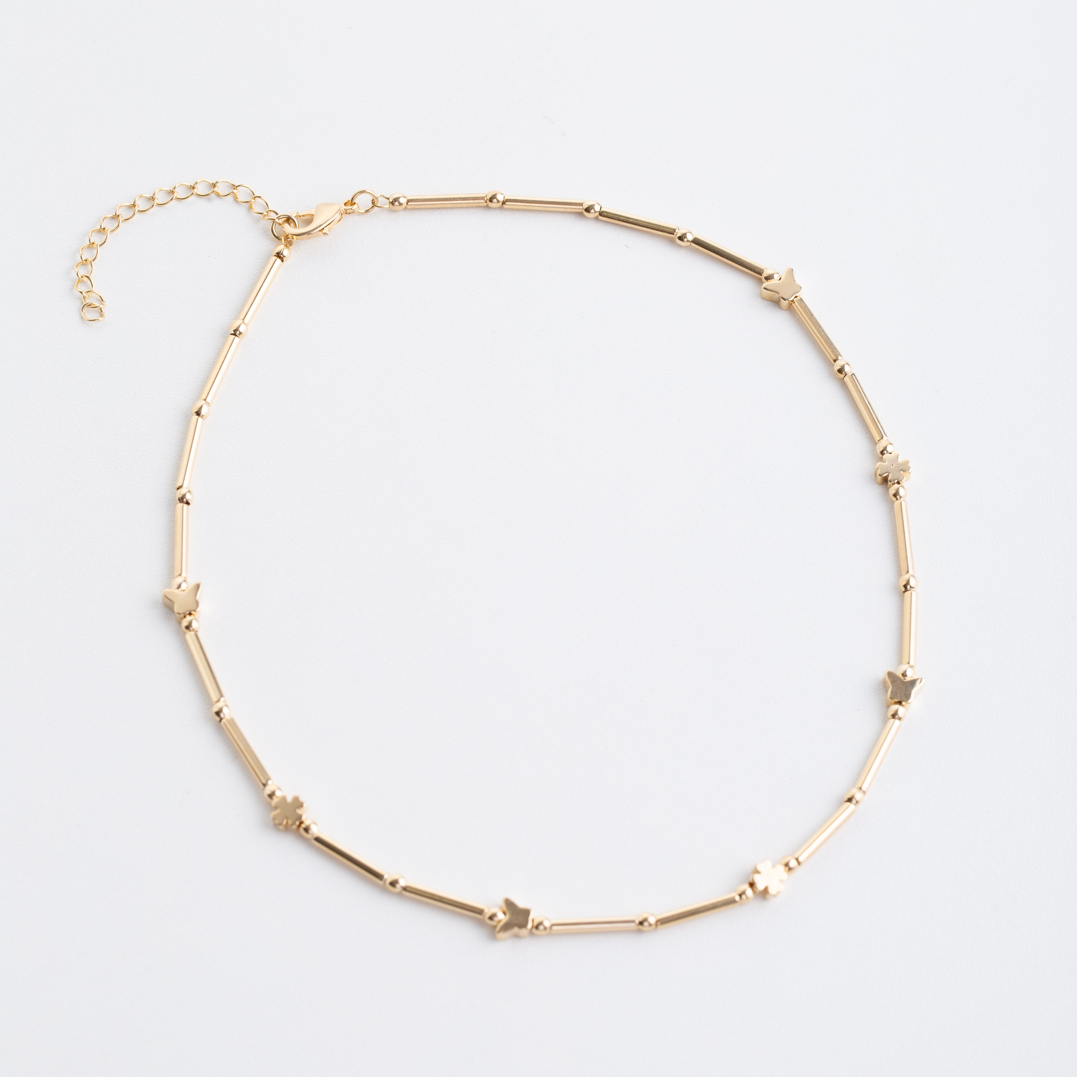 18655 Buterfly With Bar Choker 14"