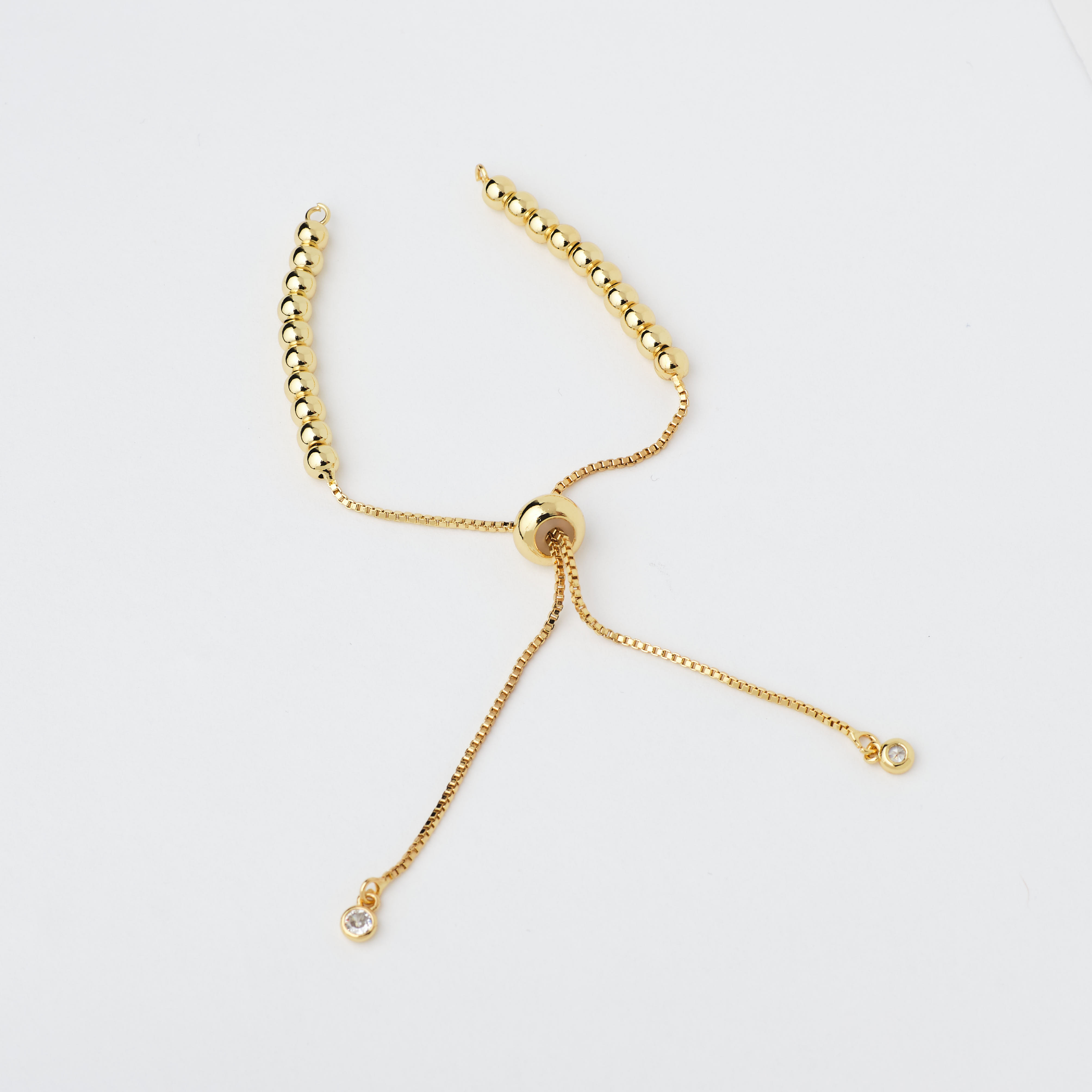 18894 4mm Beads Adjustable Bracelet