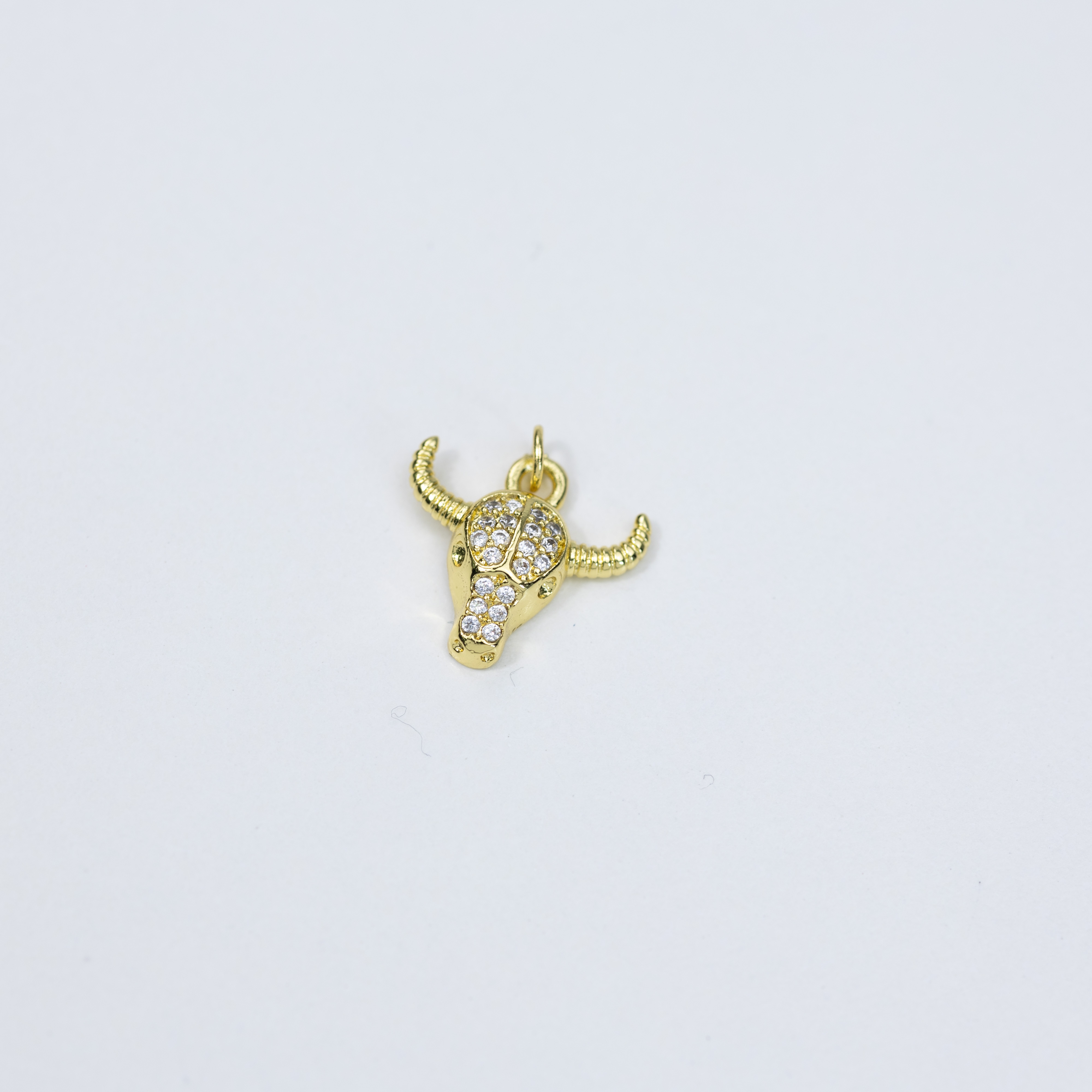 19350 Cadena de cabeza de toro dorado