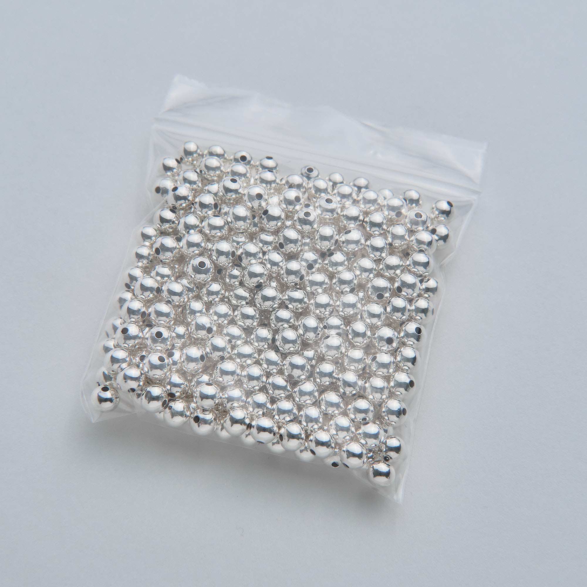 3684 6mm Small Hole Smooth Round Beads