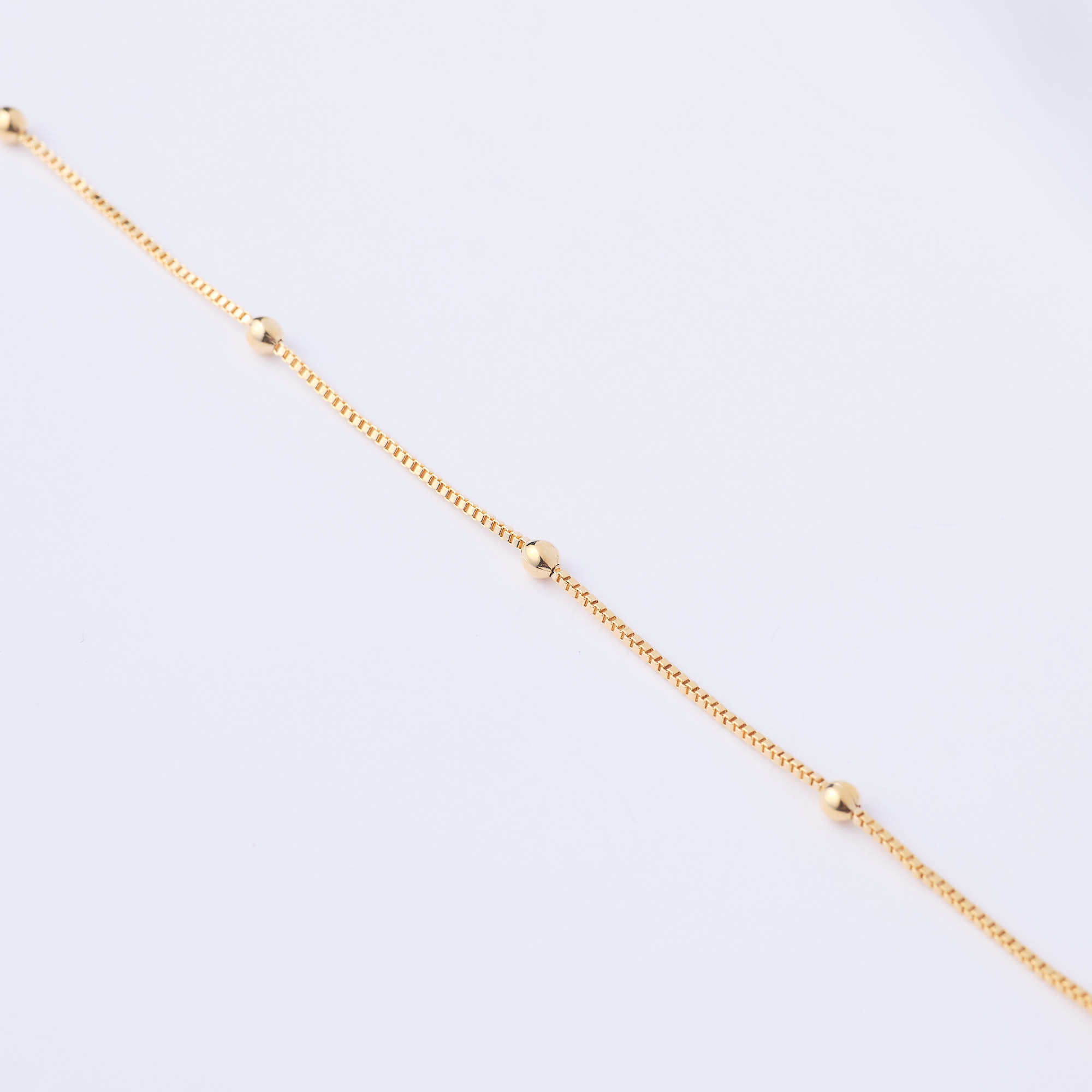 14966 18" Box Chain with Balls 3mm