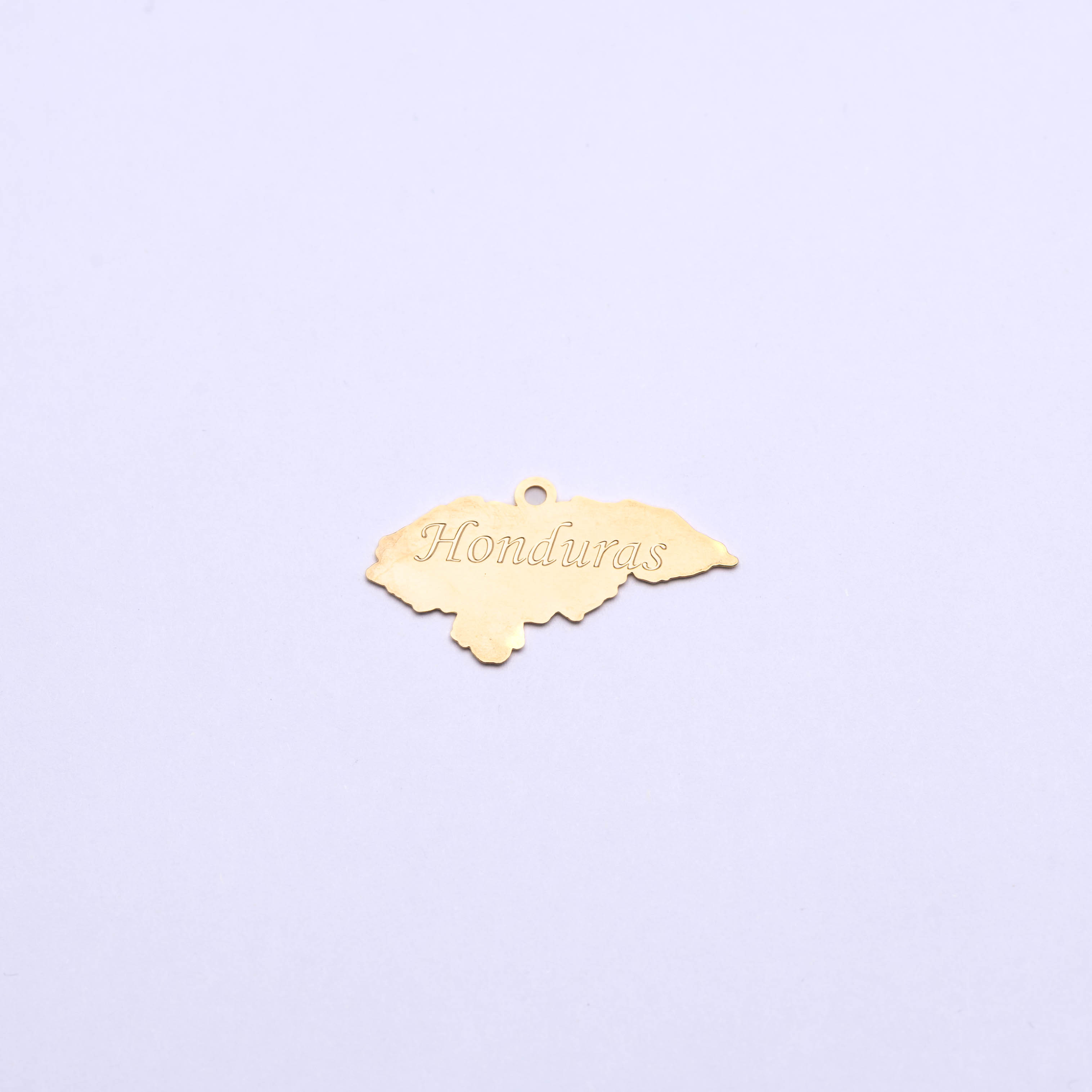 19041 Hondura Map Pendant Charm