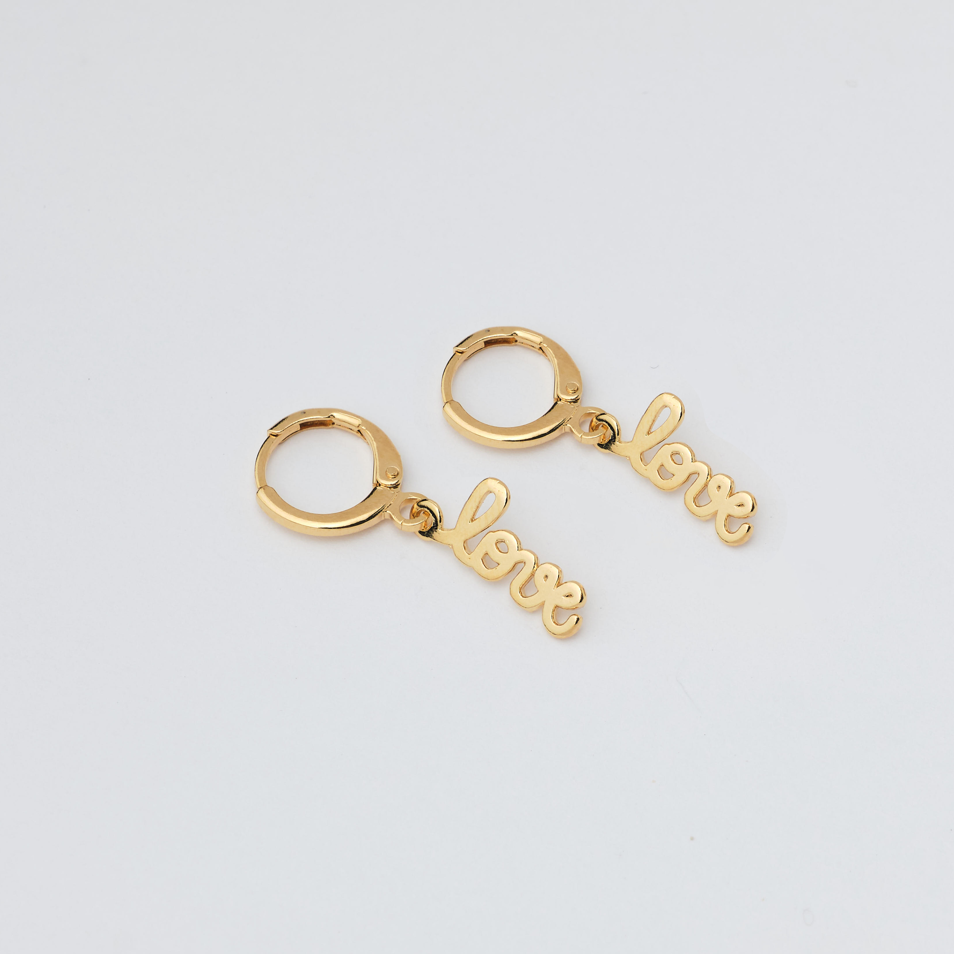 7964 Earring Love Gold