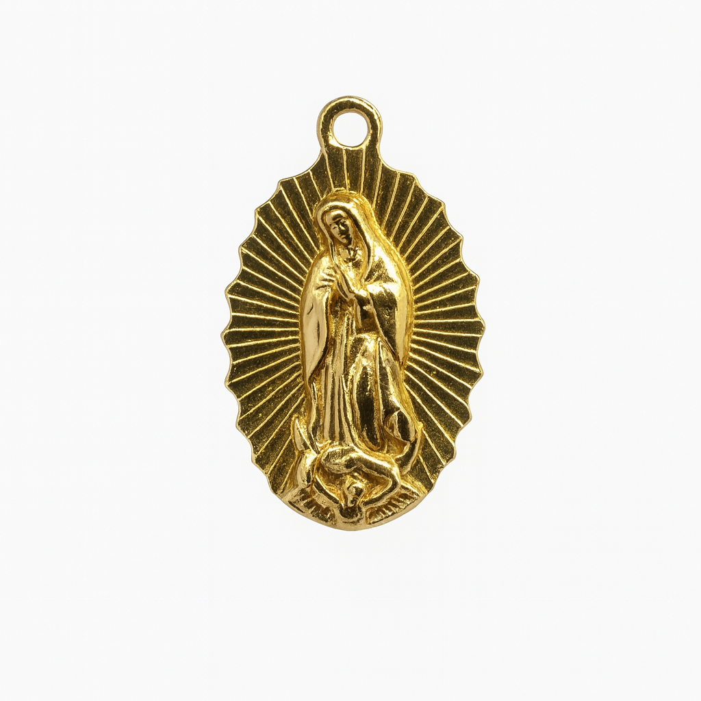 21440 Our Lady of Guadalupe Charm with Rays