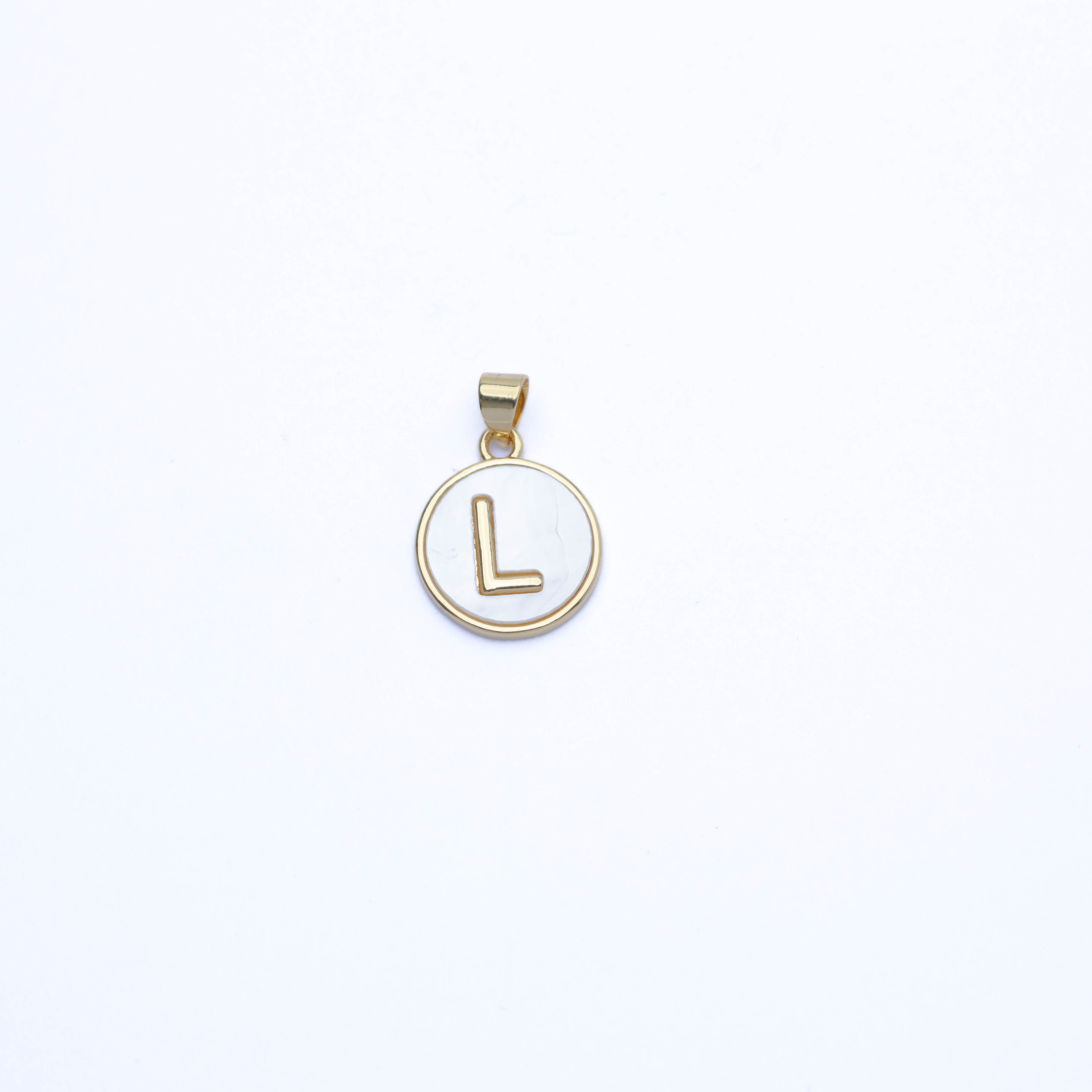 10427 Initial L Circle with Nacar