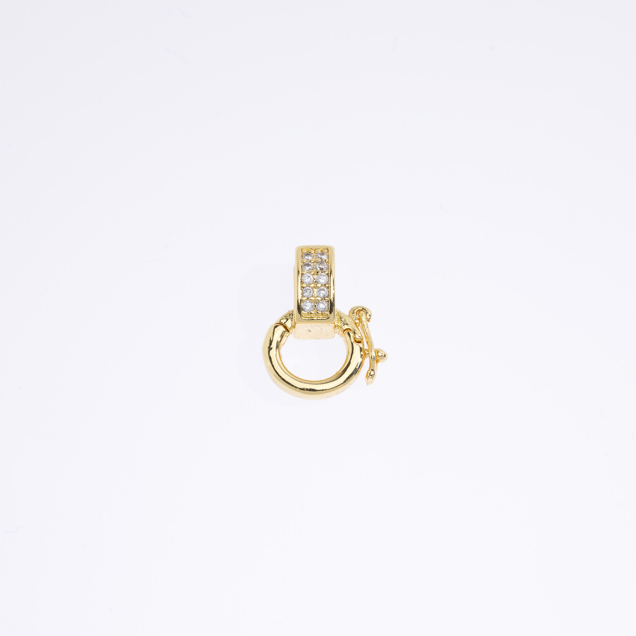 20675 Gold Clasp with Crystals
