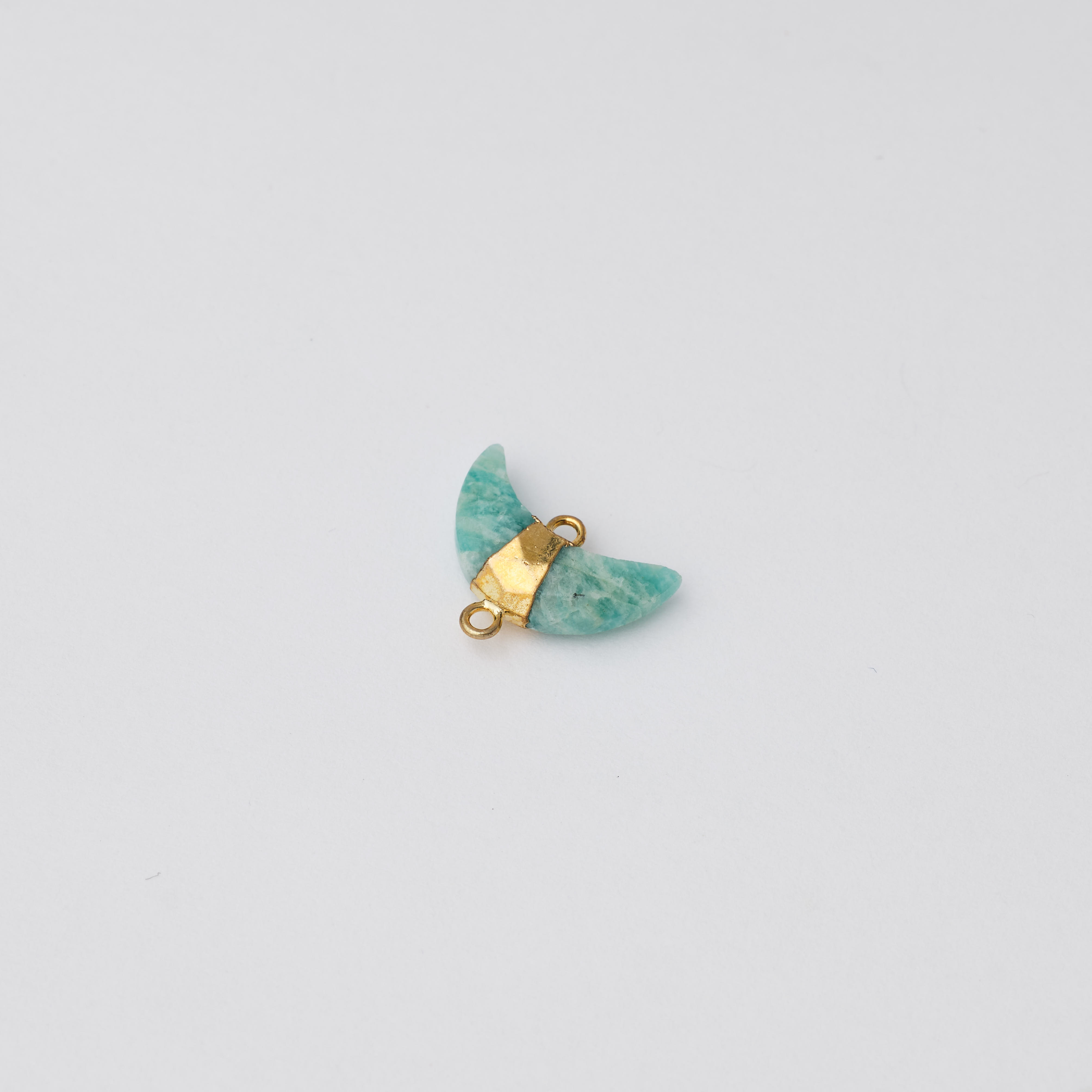 9853 Amazonite Inverted Moon Connector