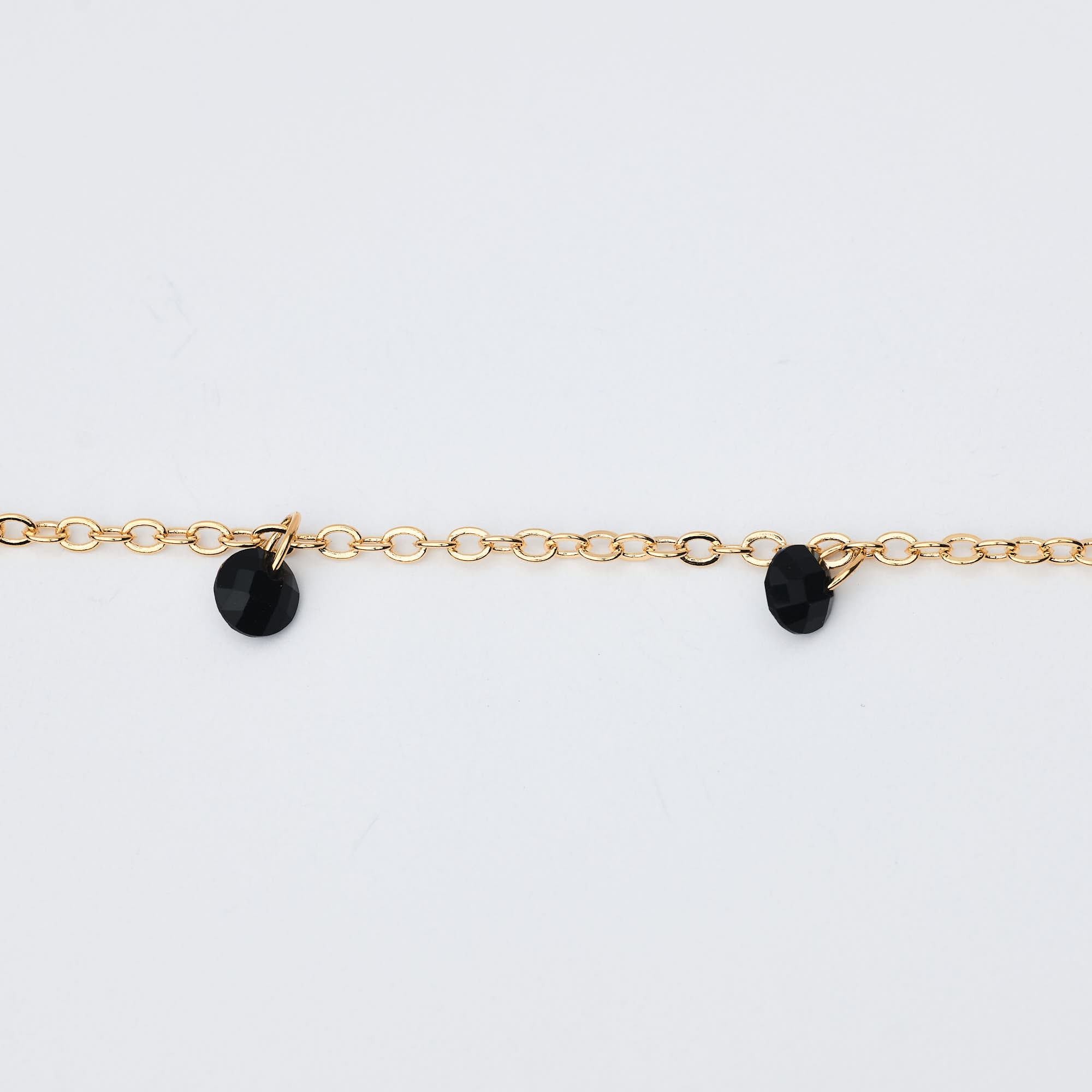 13295 Cadena por pie #208 Negro