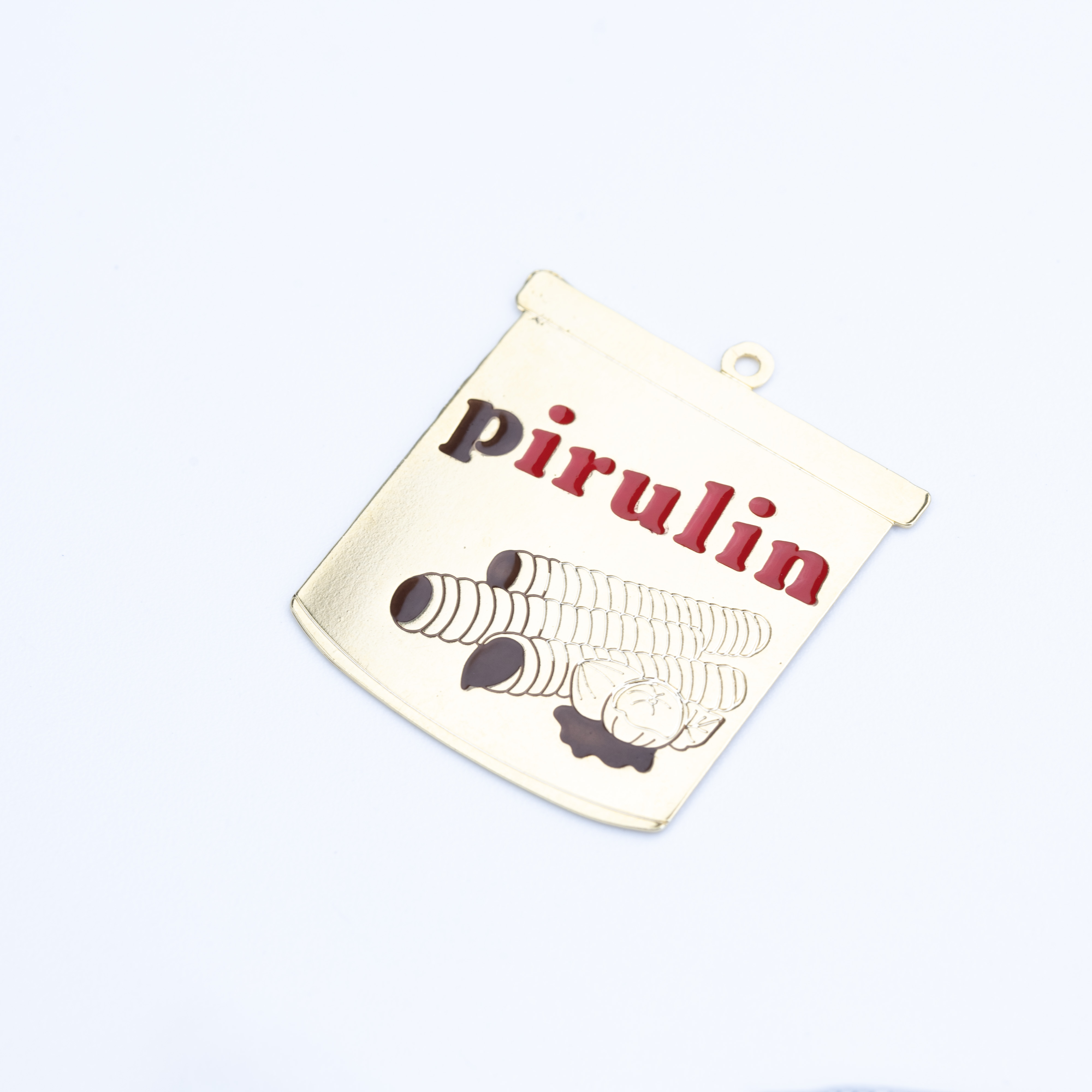 19795 Gold Pendant Pirulin-30mm