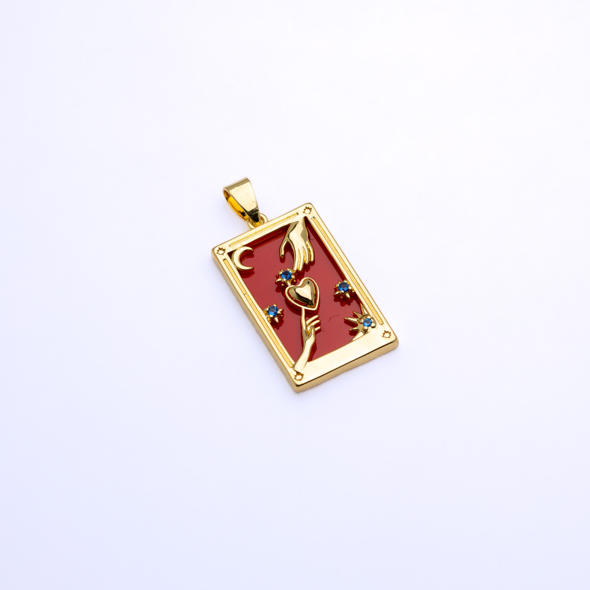 20873 Heart Offering Red Pendant 