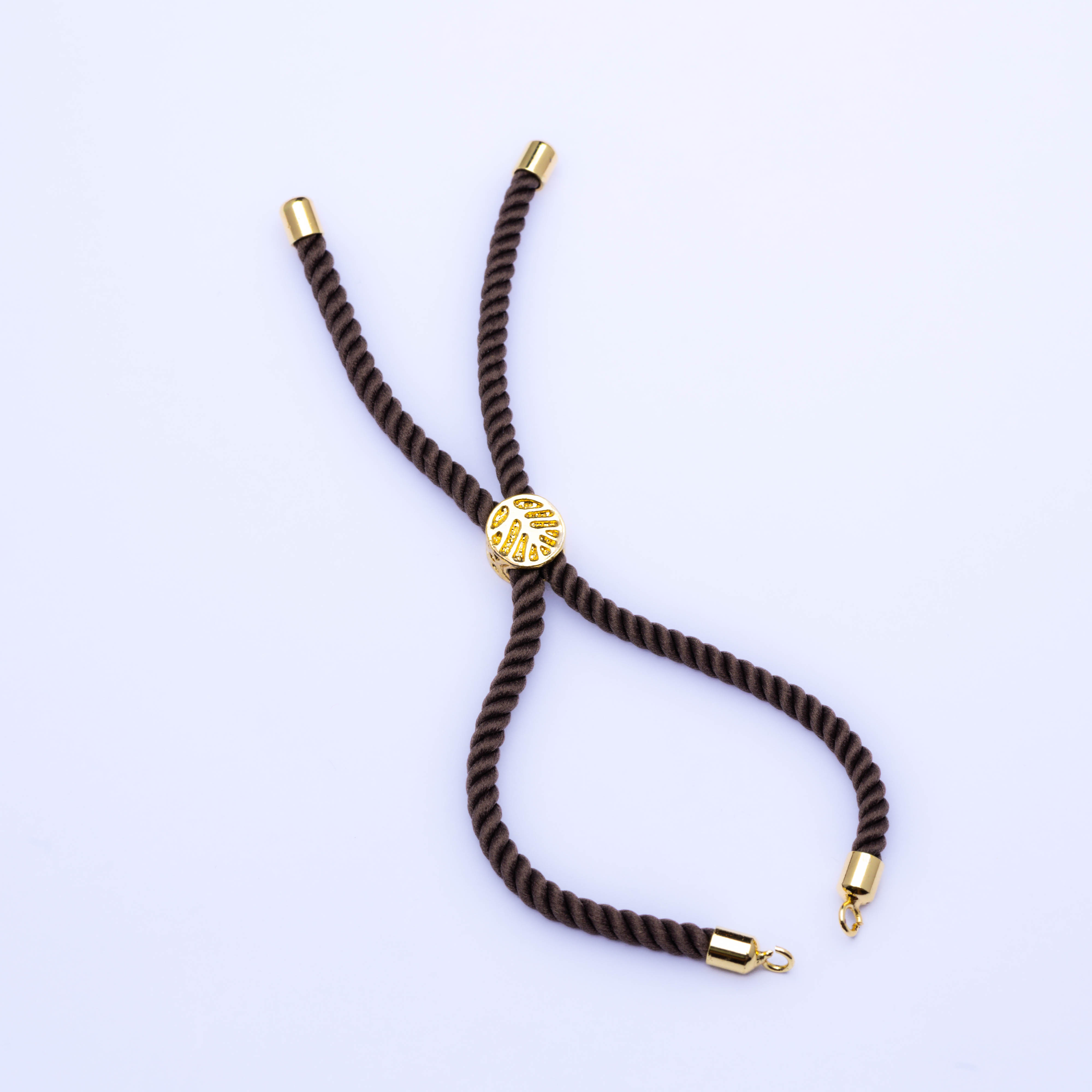 13658 Cordón de pulsera ajustable marrón