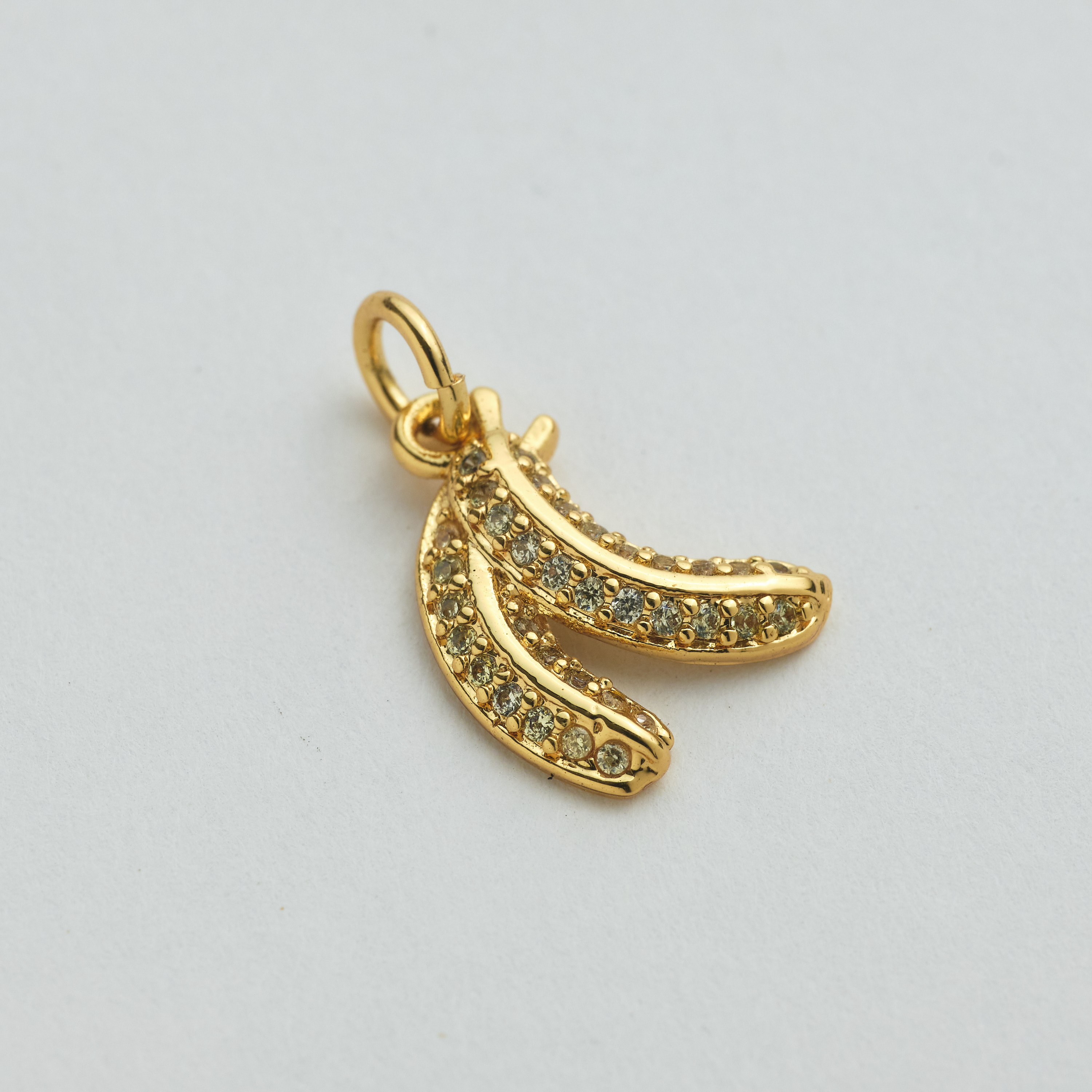 9450 MicroPave Banana Pendant