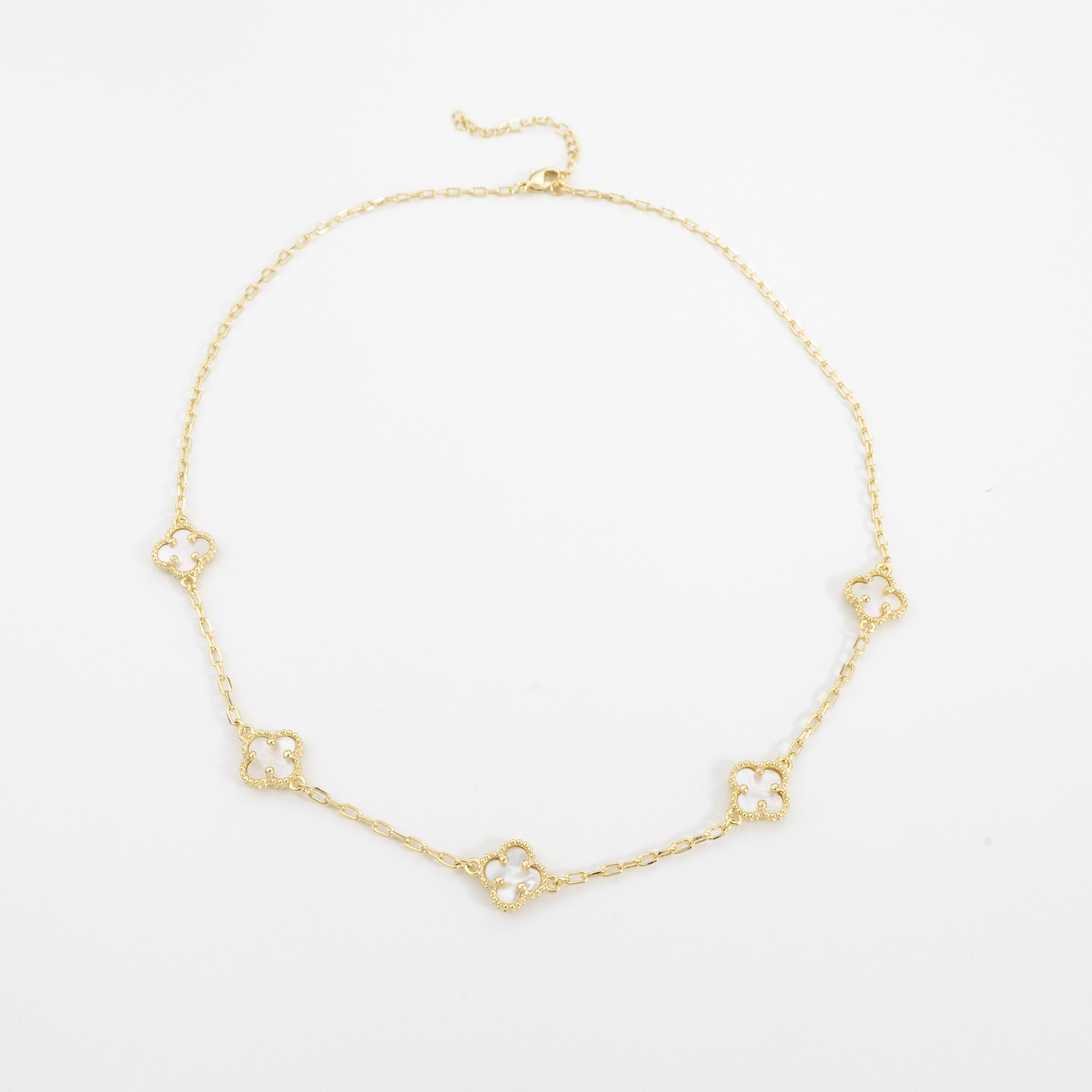 18549 Clover Charm Chain Necklace 