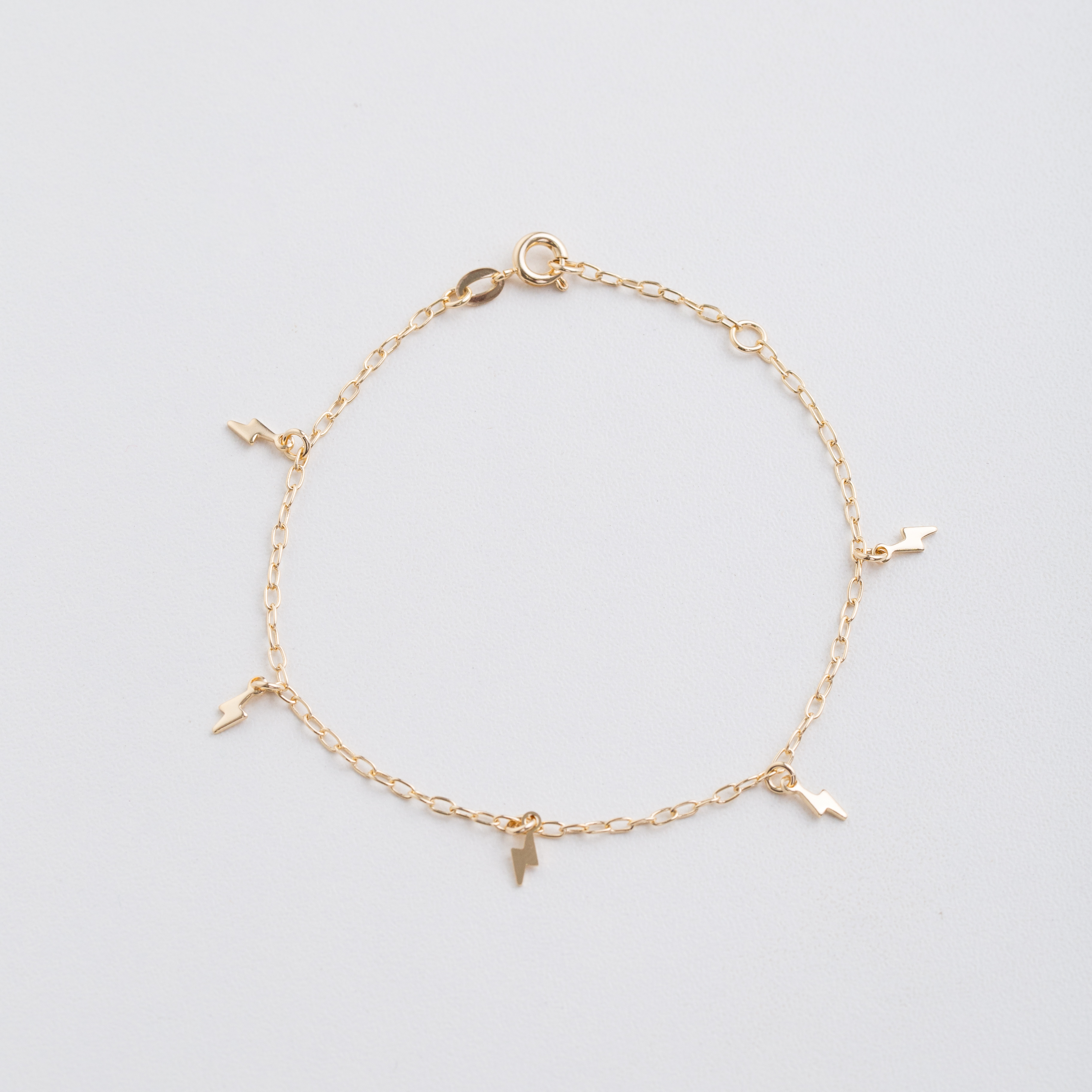 18385 Gold Bracelet Mini Bolt