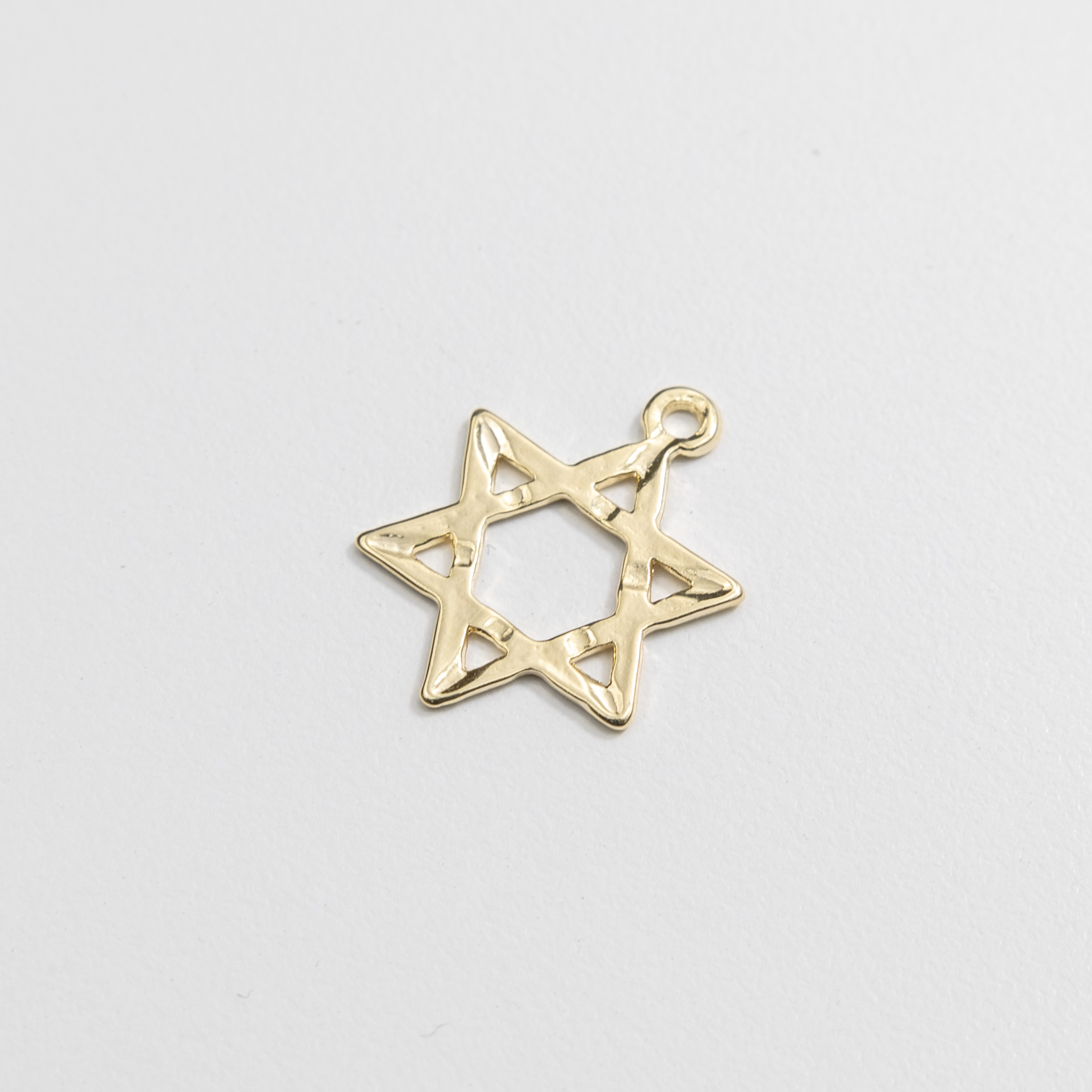 18579 Gold Star of David Pendant