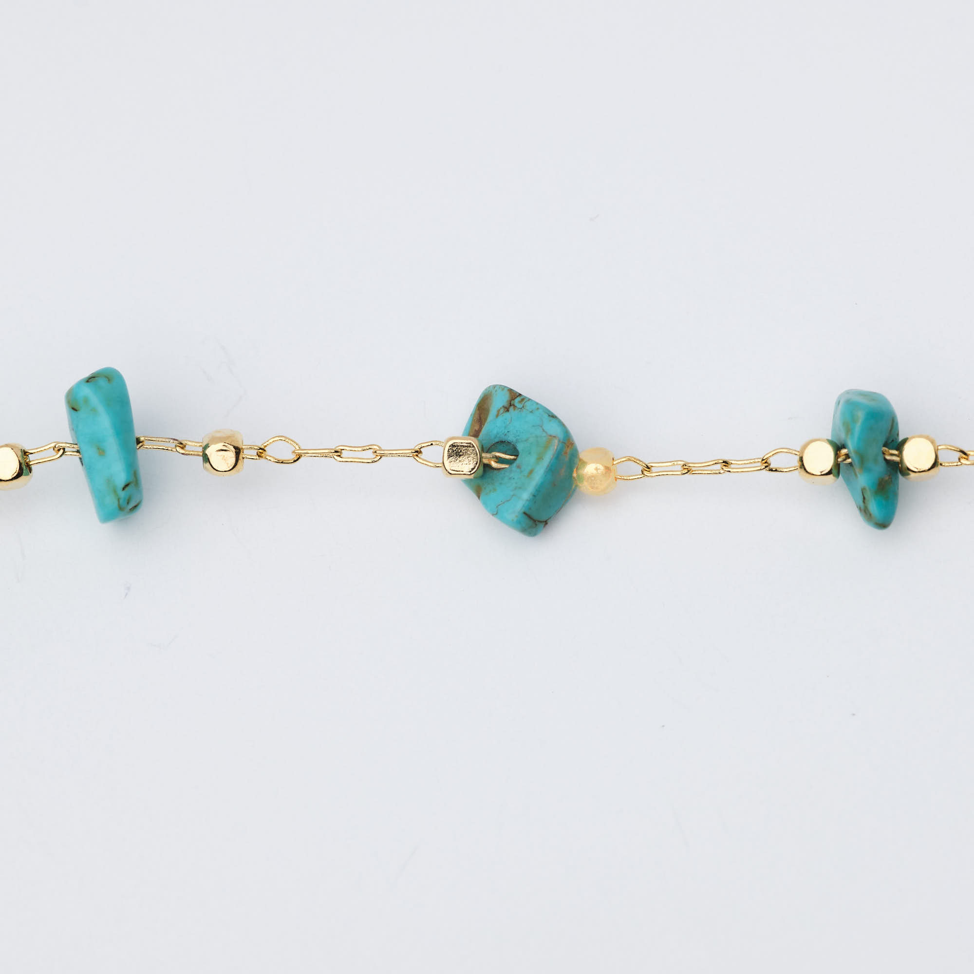 9834 Turquoise Agate Chain by ft