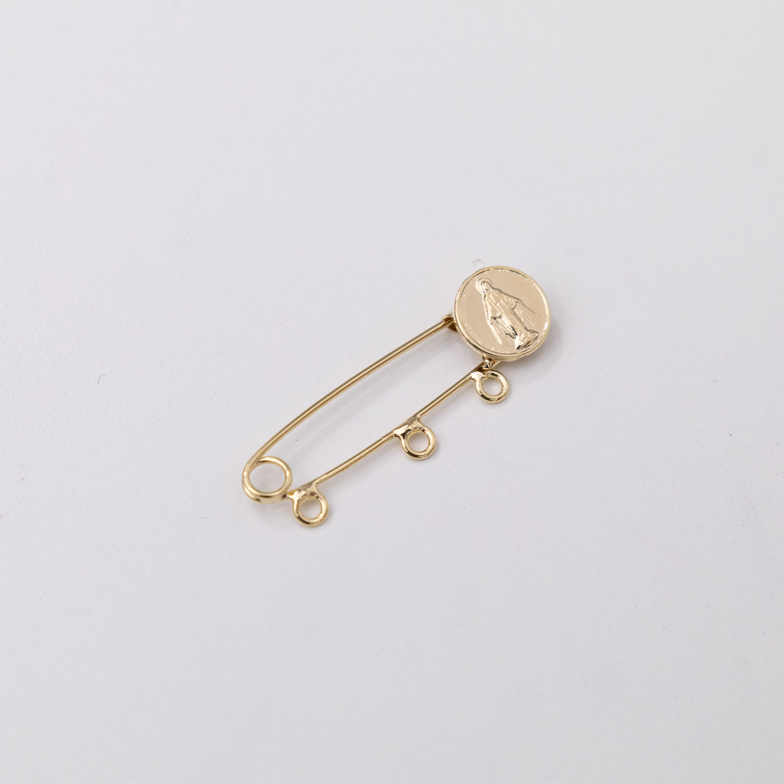 12571 Baby Pin with Milagrosa Brooch