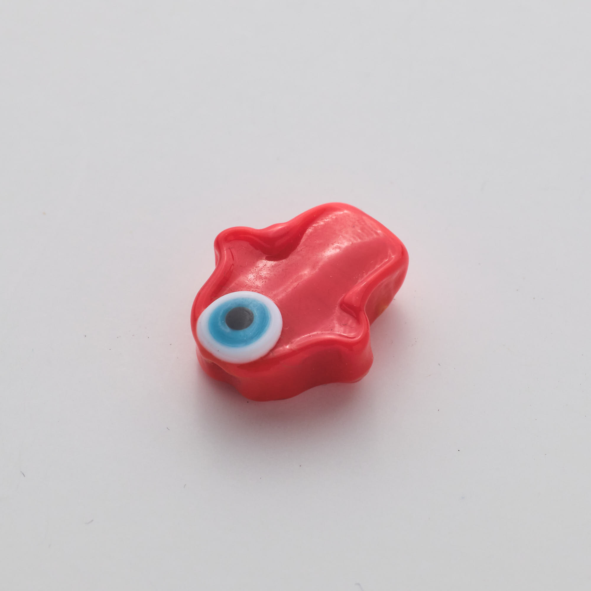15187 Red Hamsa Hand Spacer