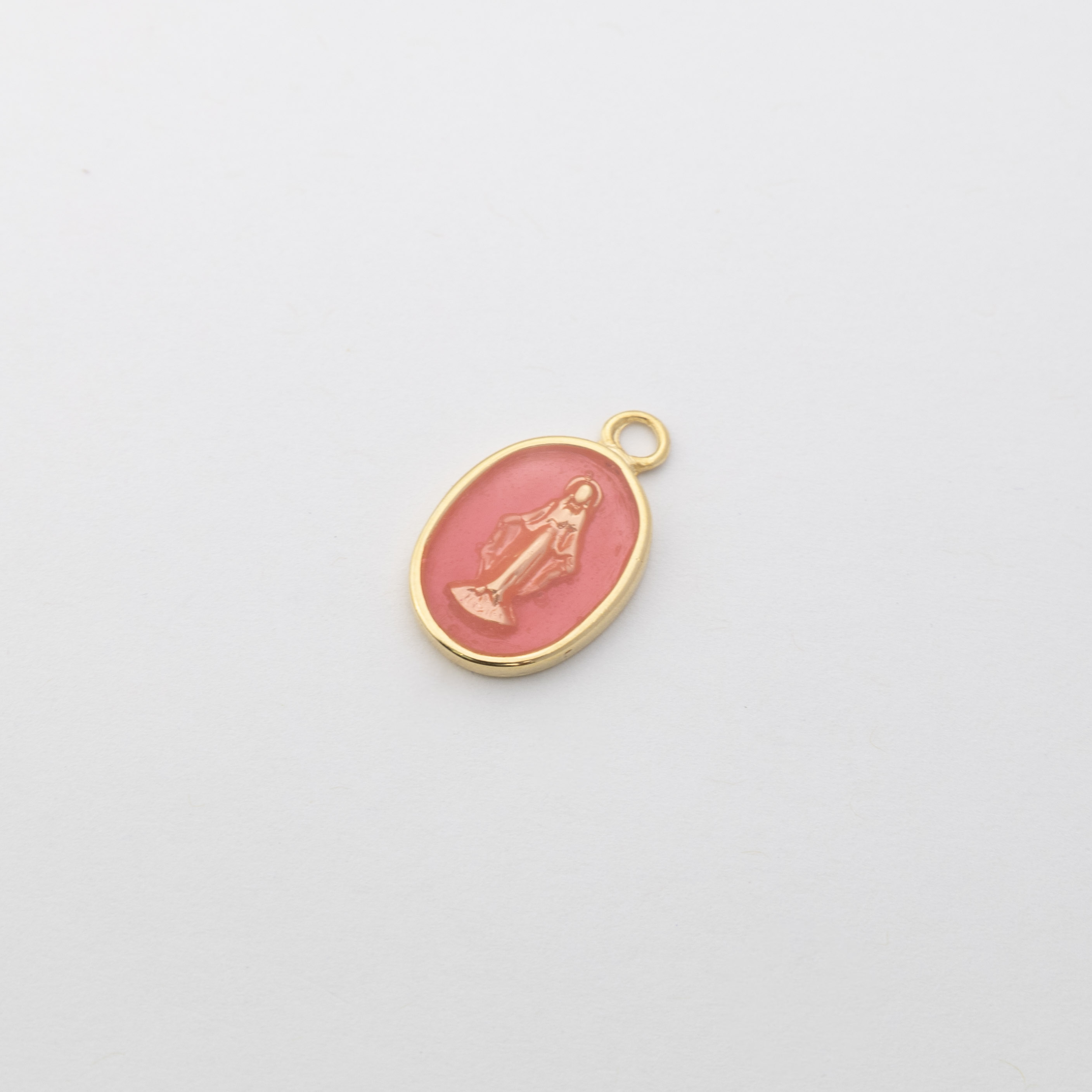 18258 Small Pink Virgin The Milagrosa Pendant 
