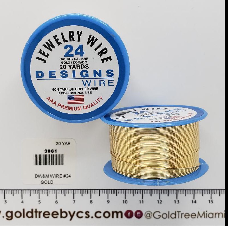 3961 DW&M Gold Wire #24