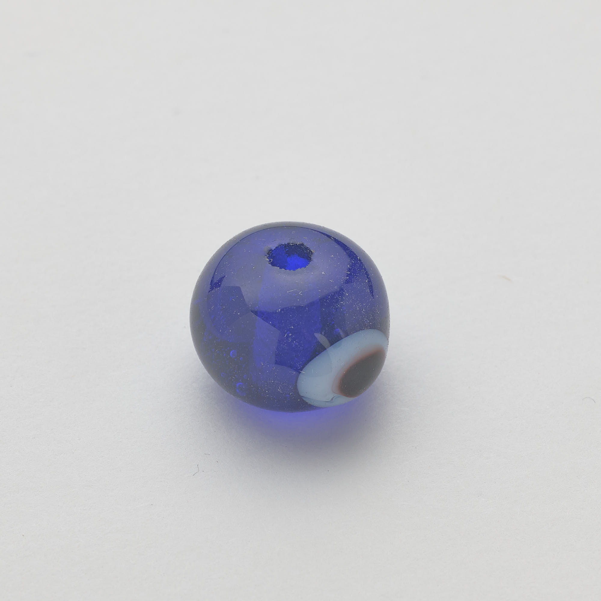 12006 Blue Evil Eye Round Bead Charm