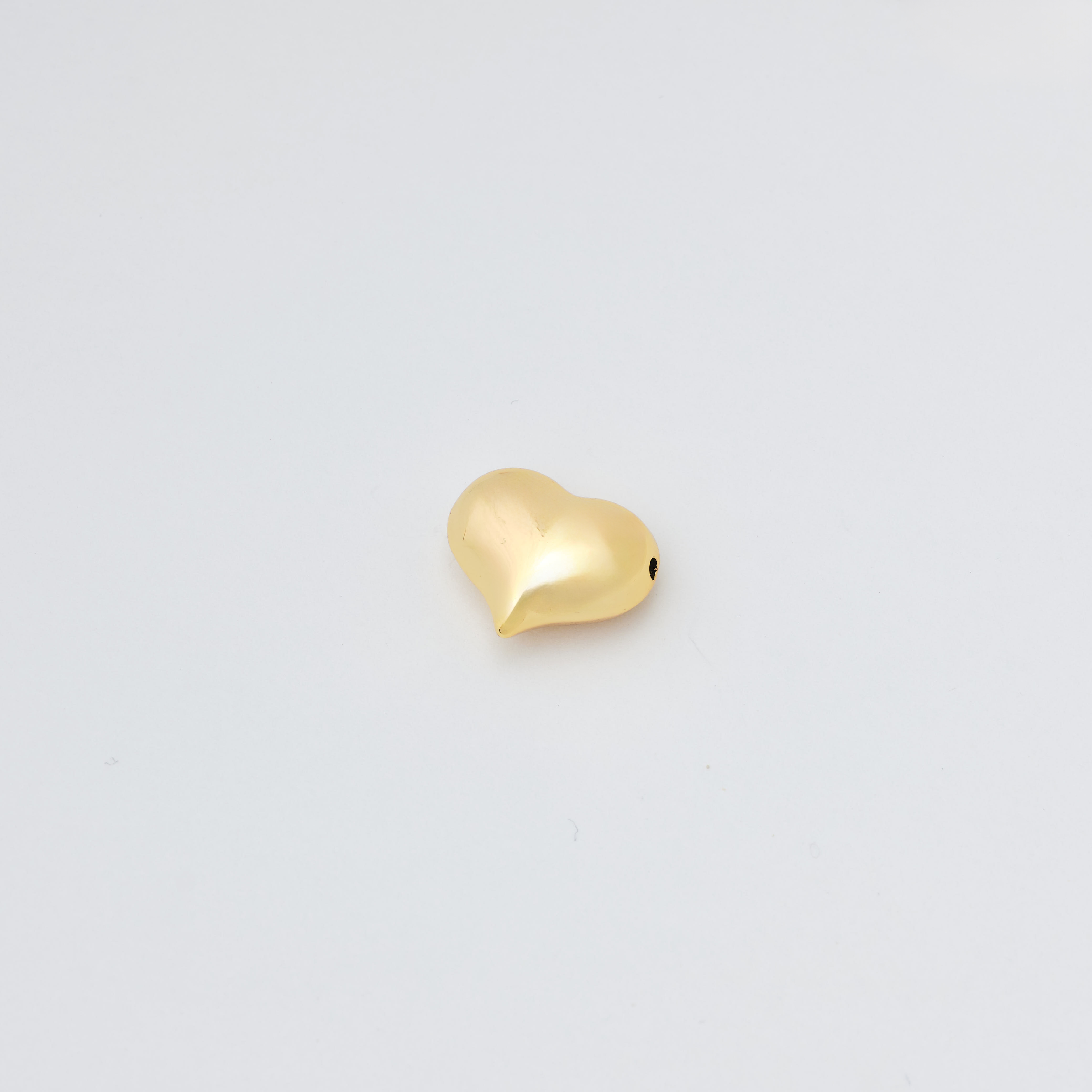17743 Gold Heart Spacer 18mm