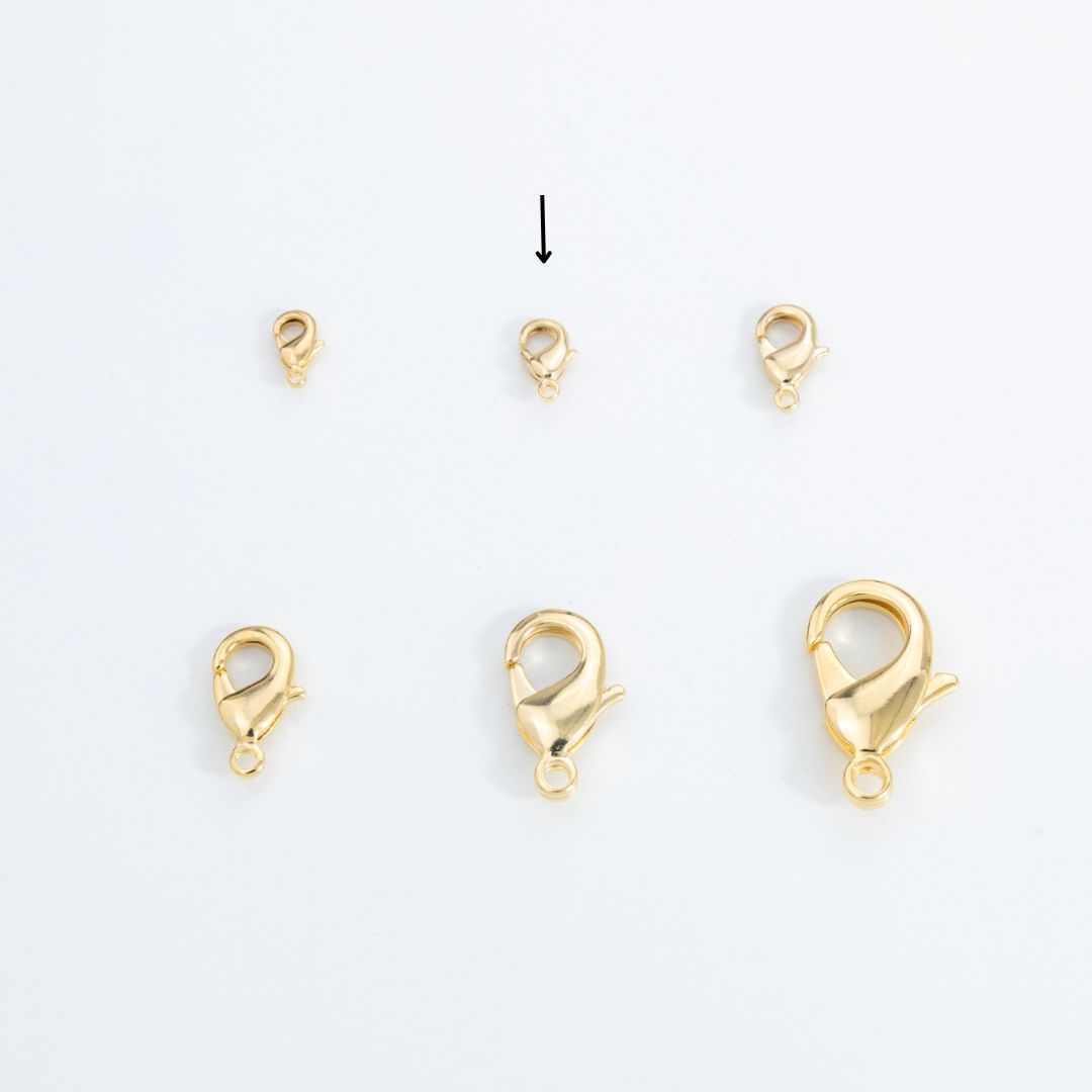 544 10mm Gold Lobster Clasp