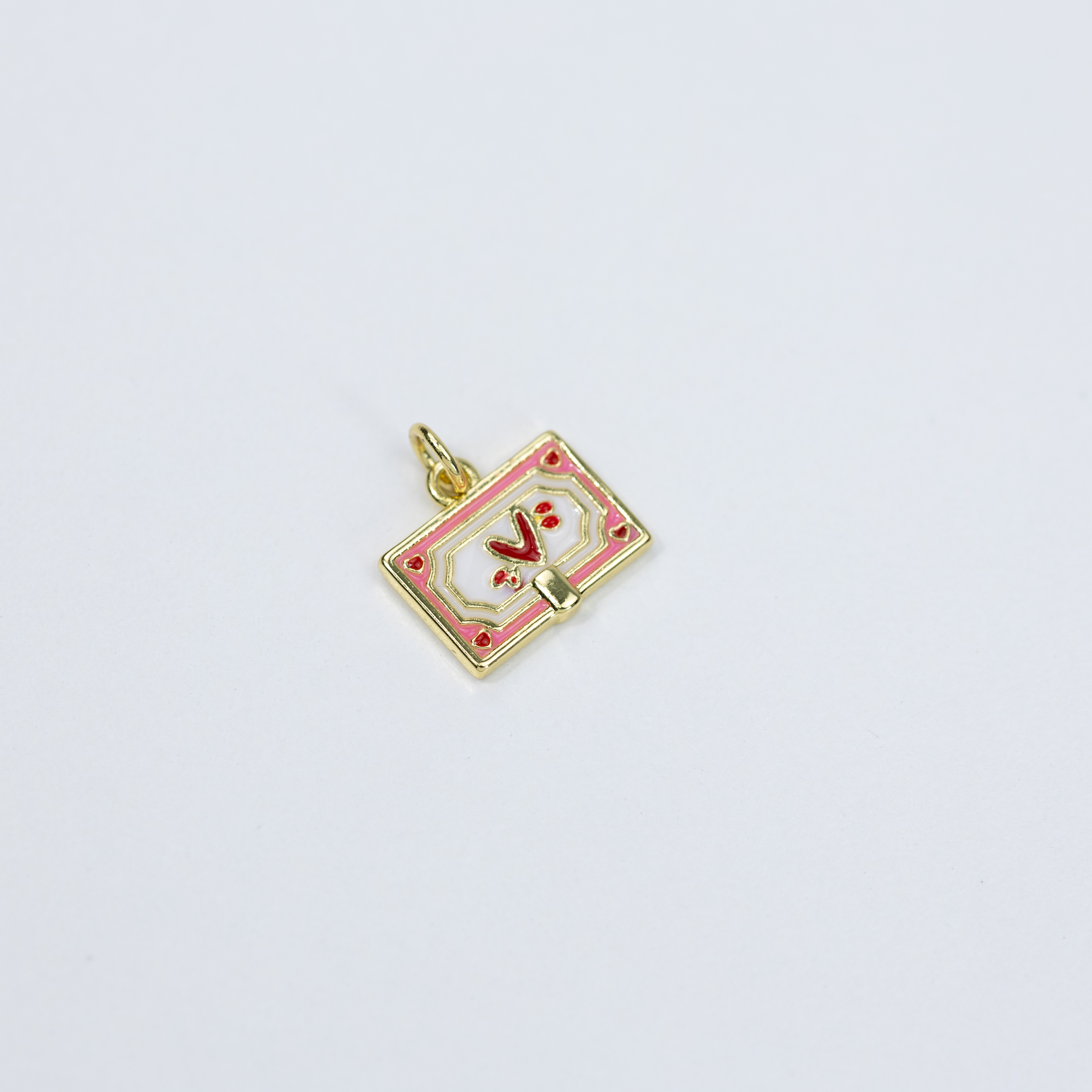 19337 Postal Heart Elegant Envelope Charm