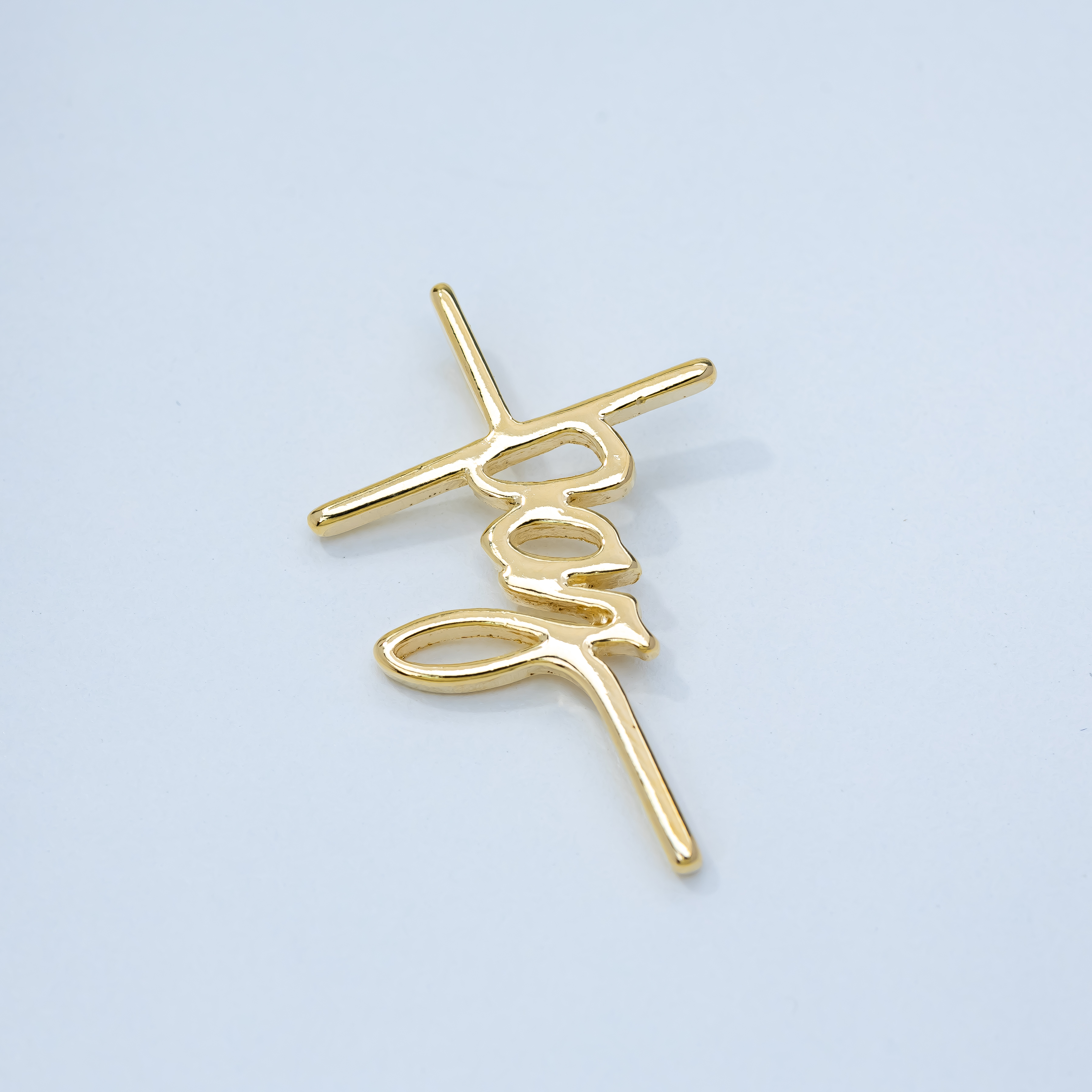 12142 Dije Paz Chapado en Oro