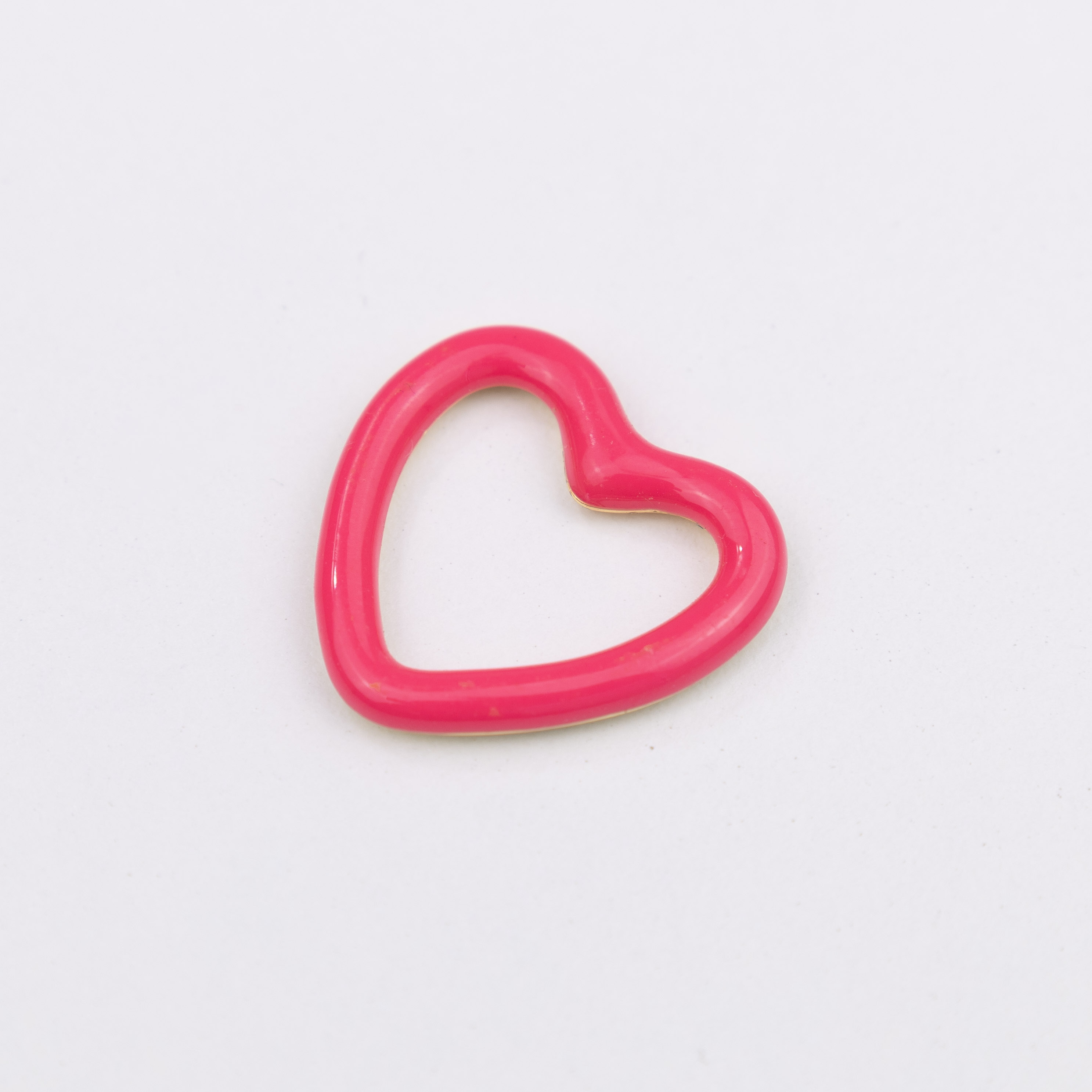 15419 Fuchsia Heart Enamel