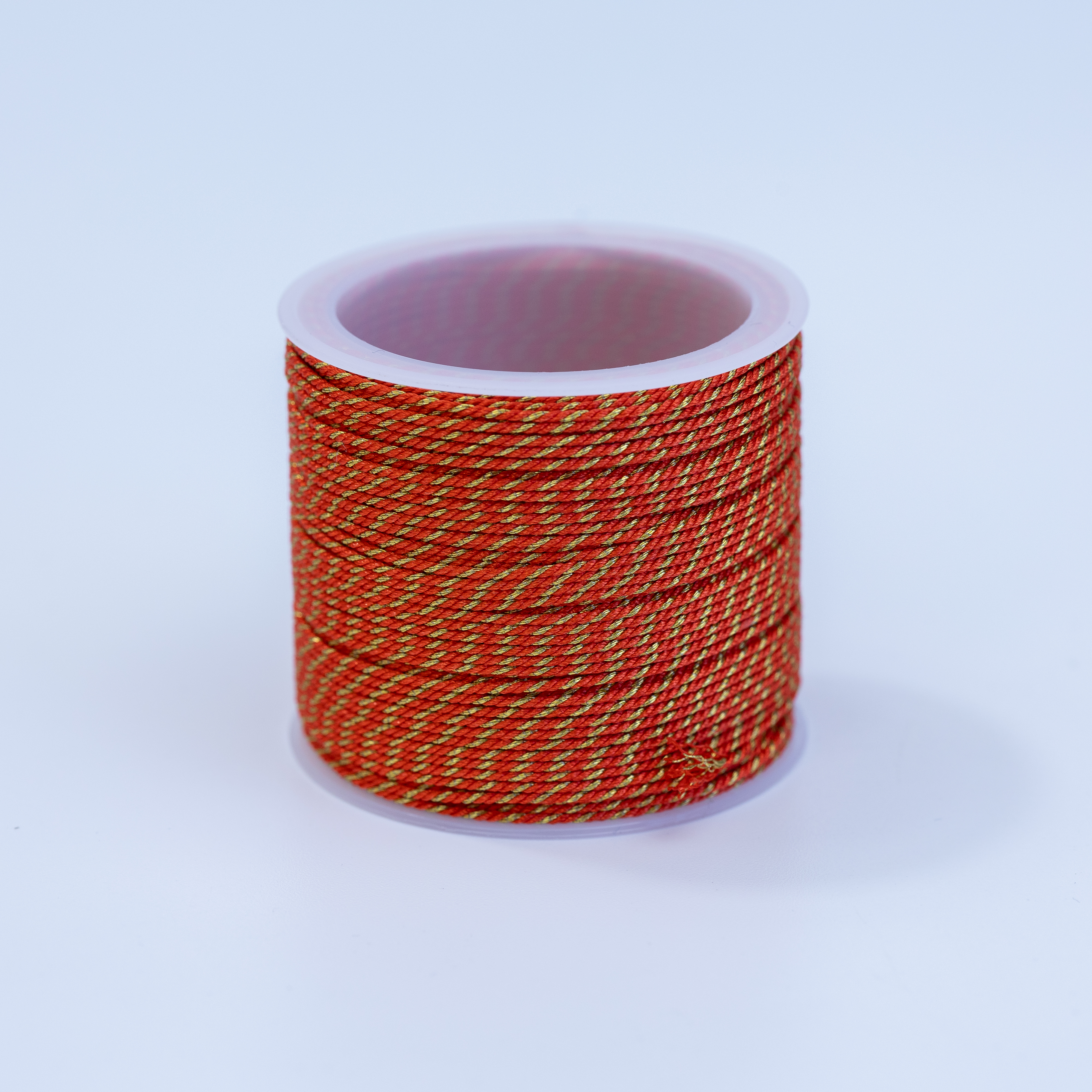 20269  Orange Gold Twisted Nylon Cord 0.8mm