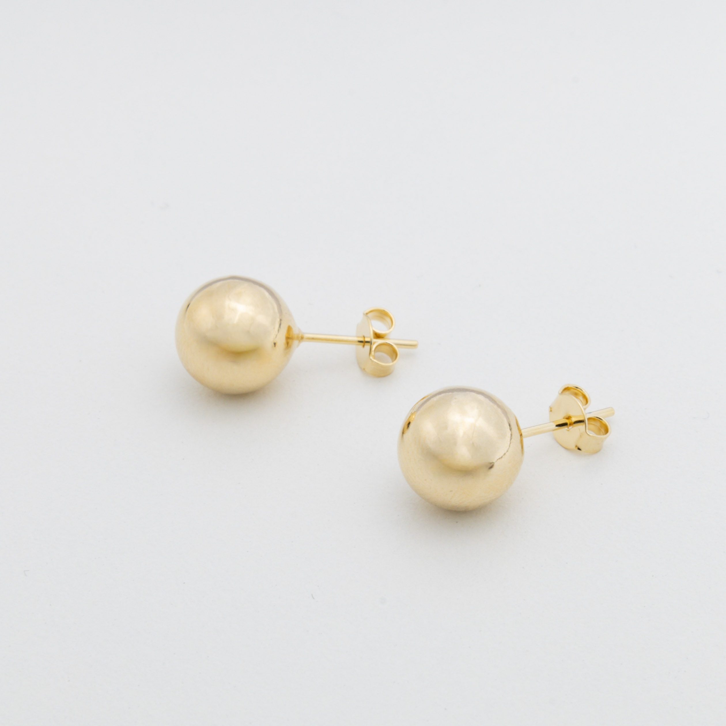 613 Pendiente bola lisa 10mm