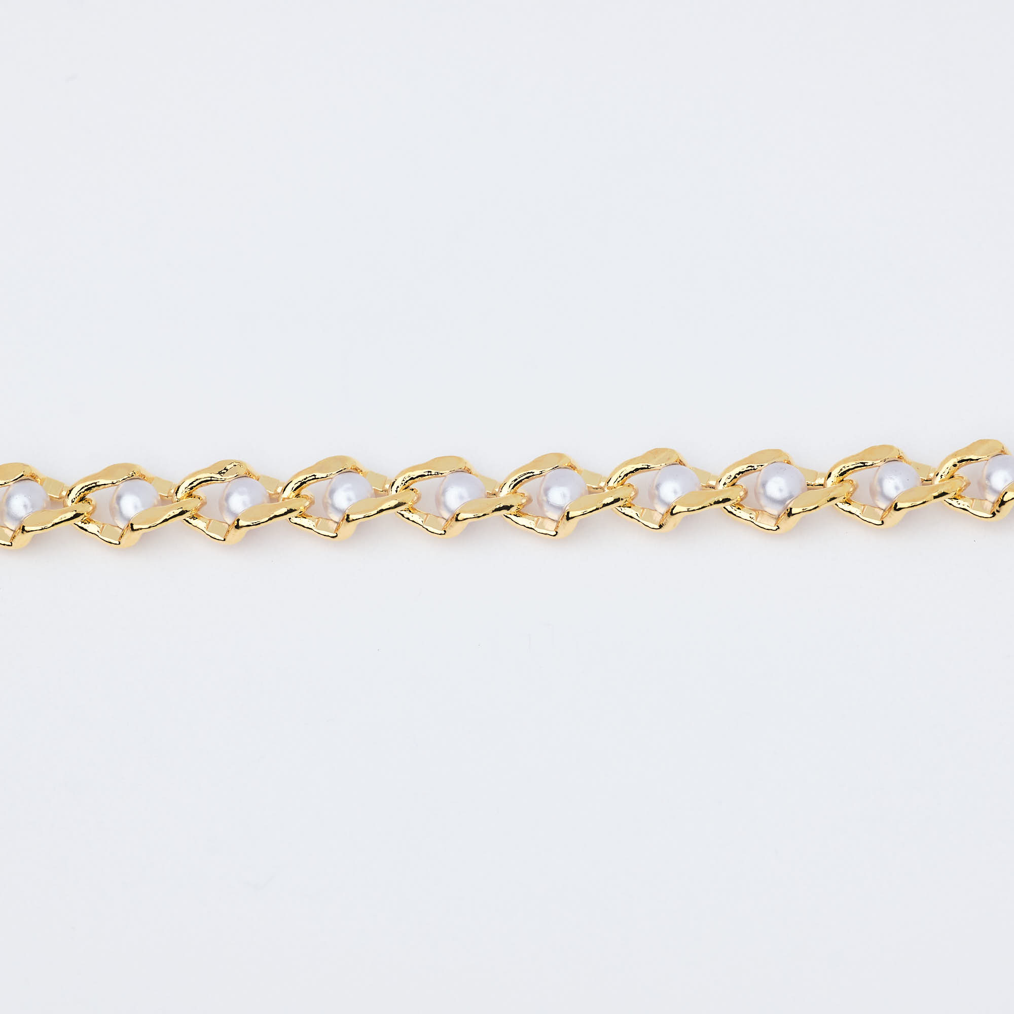 9008 Chain w/ White seeds #130 by ft