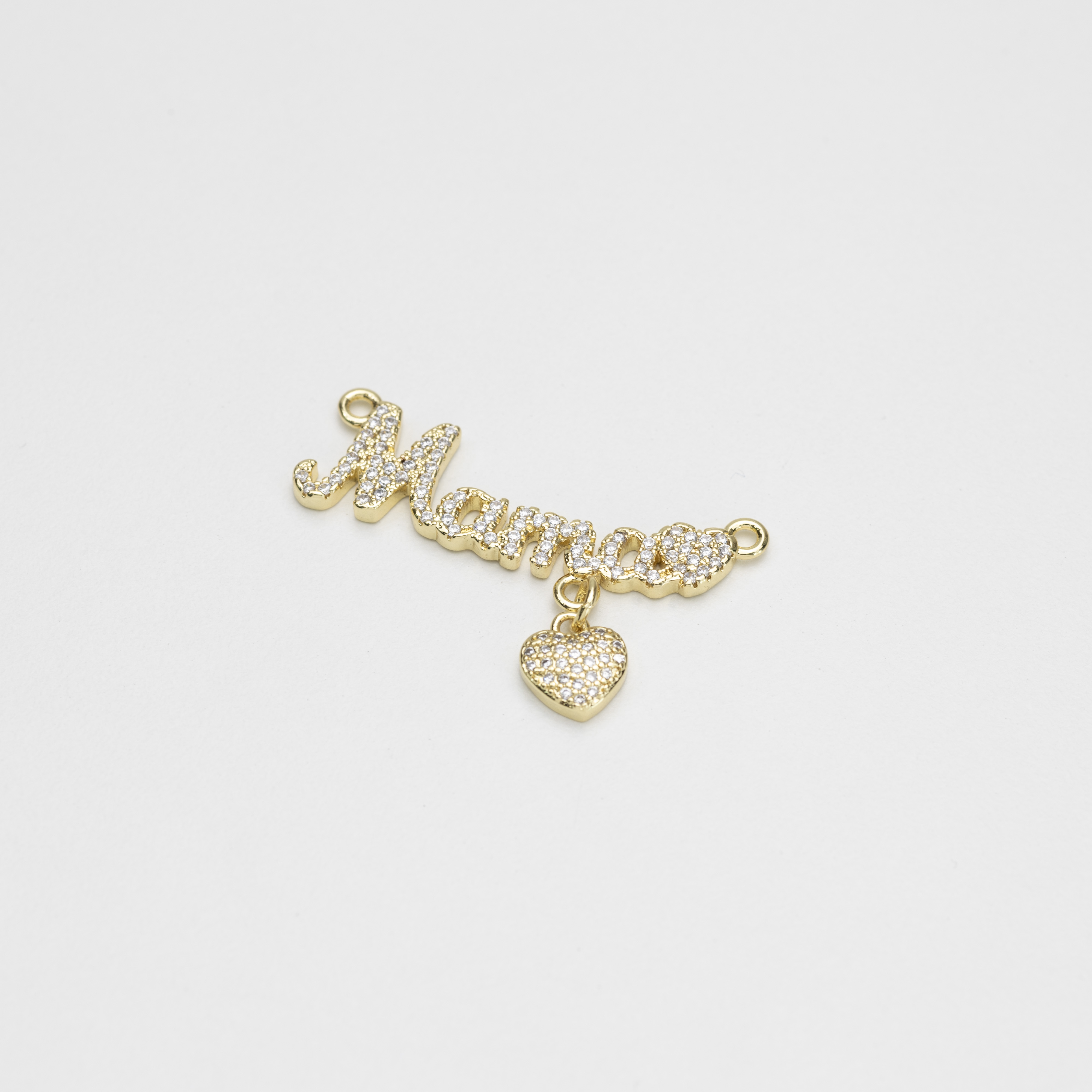 19210 Mom' Pendant with Crystal Heart