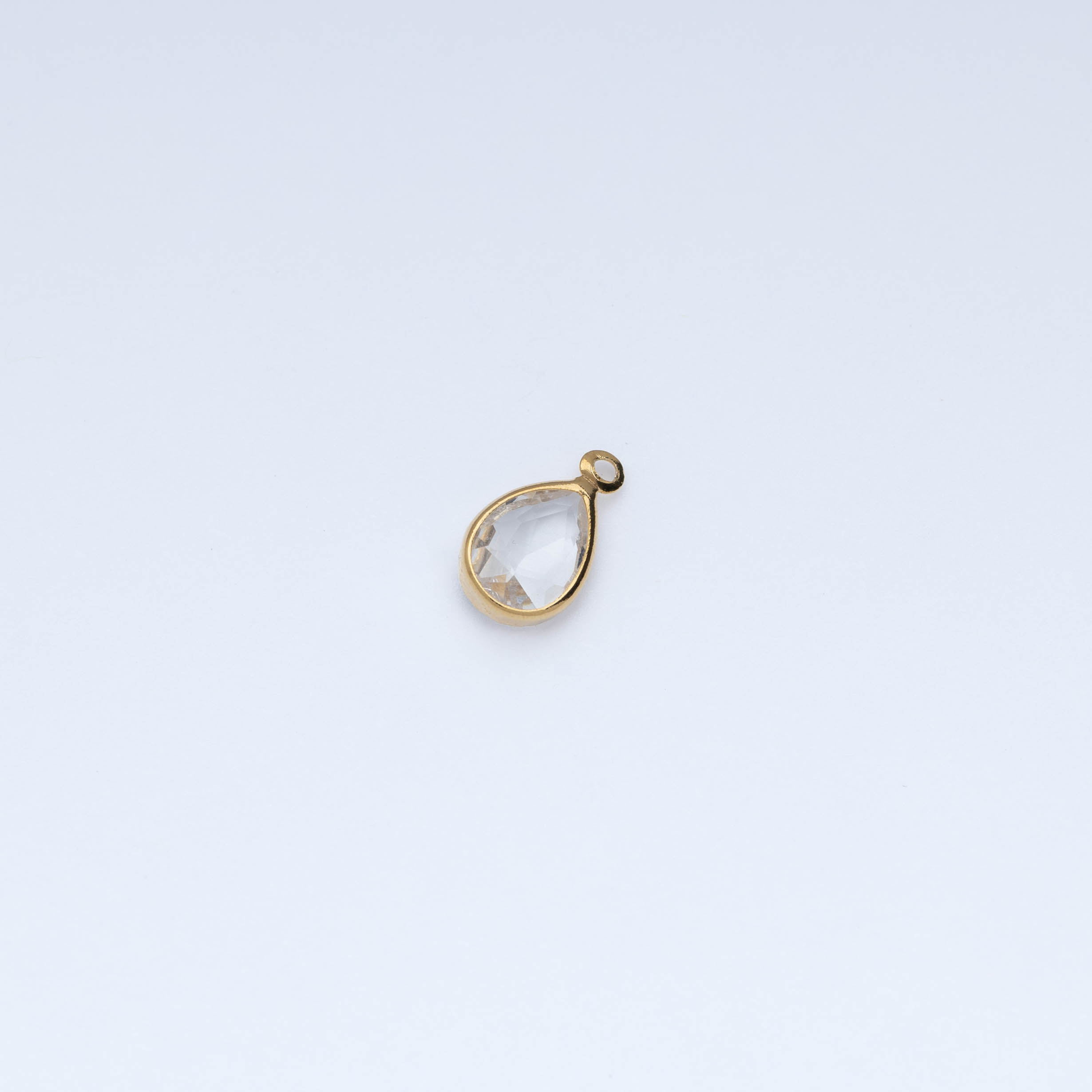 20737 Teardrop Crystal Transparent Pendant 6X8MM