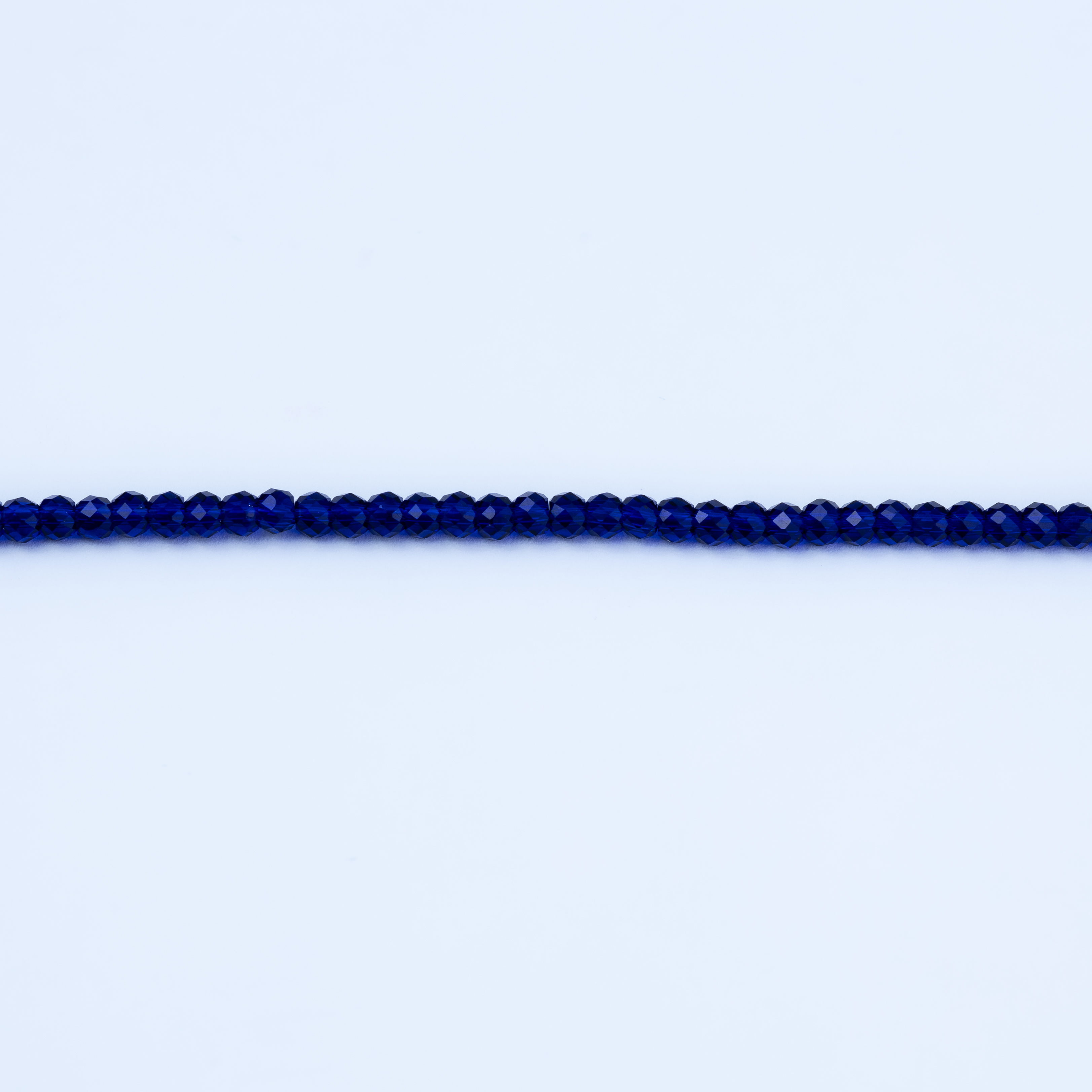 20374 Navy 3mm Faceted Crystal Strand