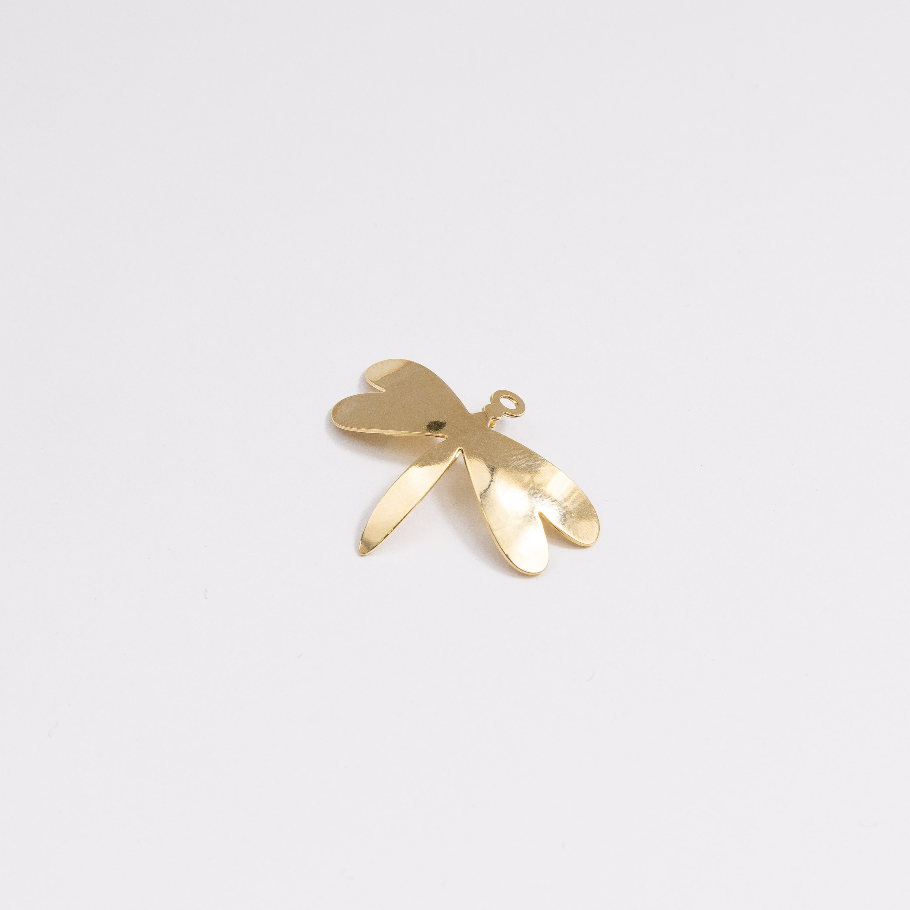 5537 Golden Dragonfly Pendant