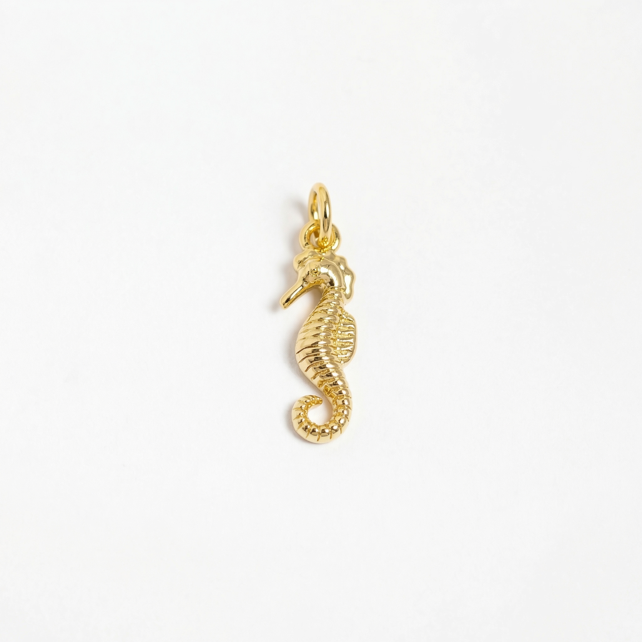 21911 Gold Seahorse Charm