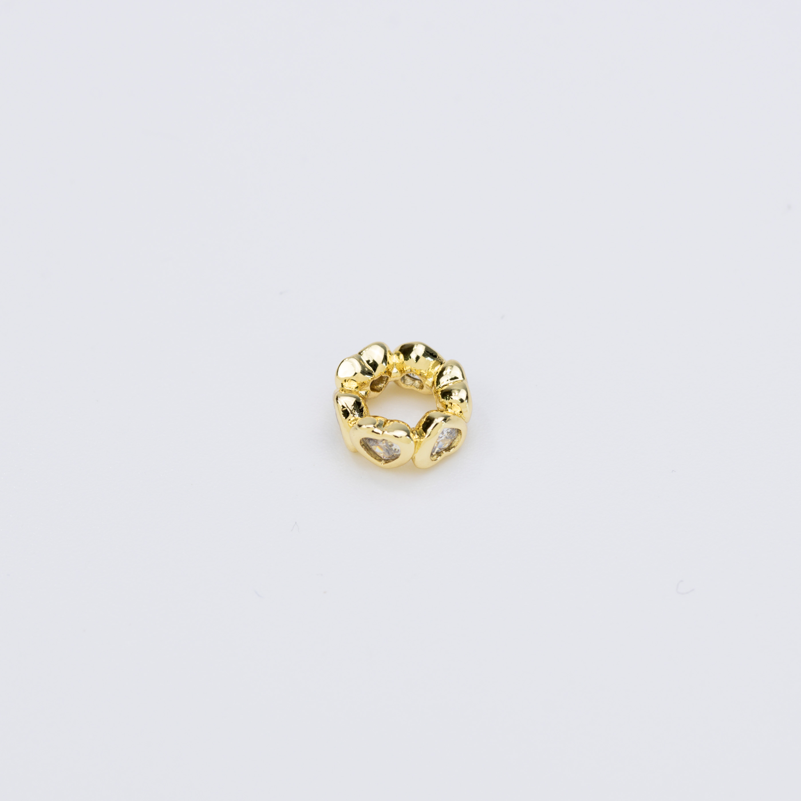 19802 Separador Corazones Transparentes 10mm