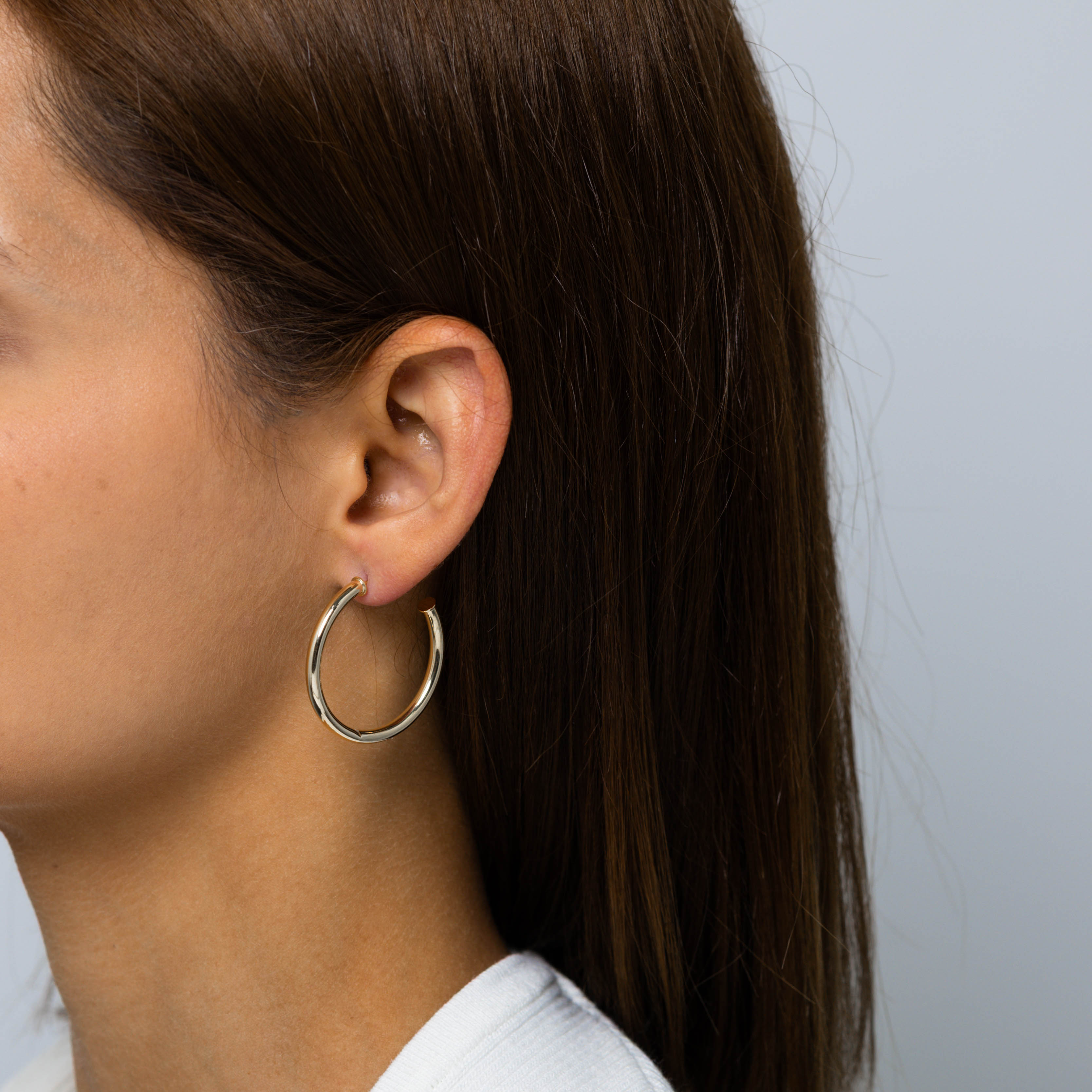 15488 32X3mm Gold Earrings