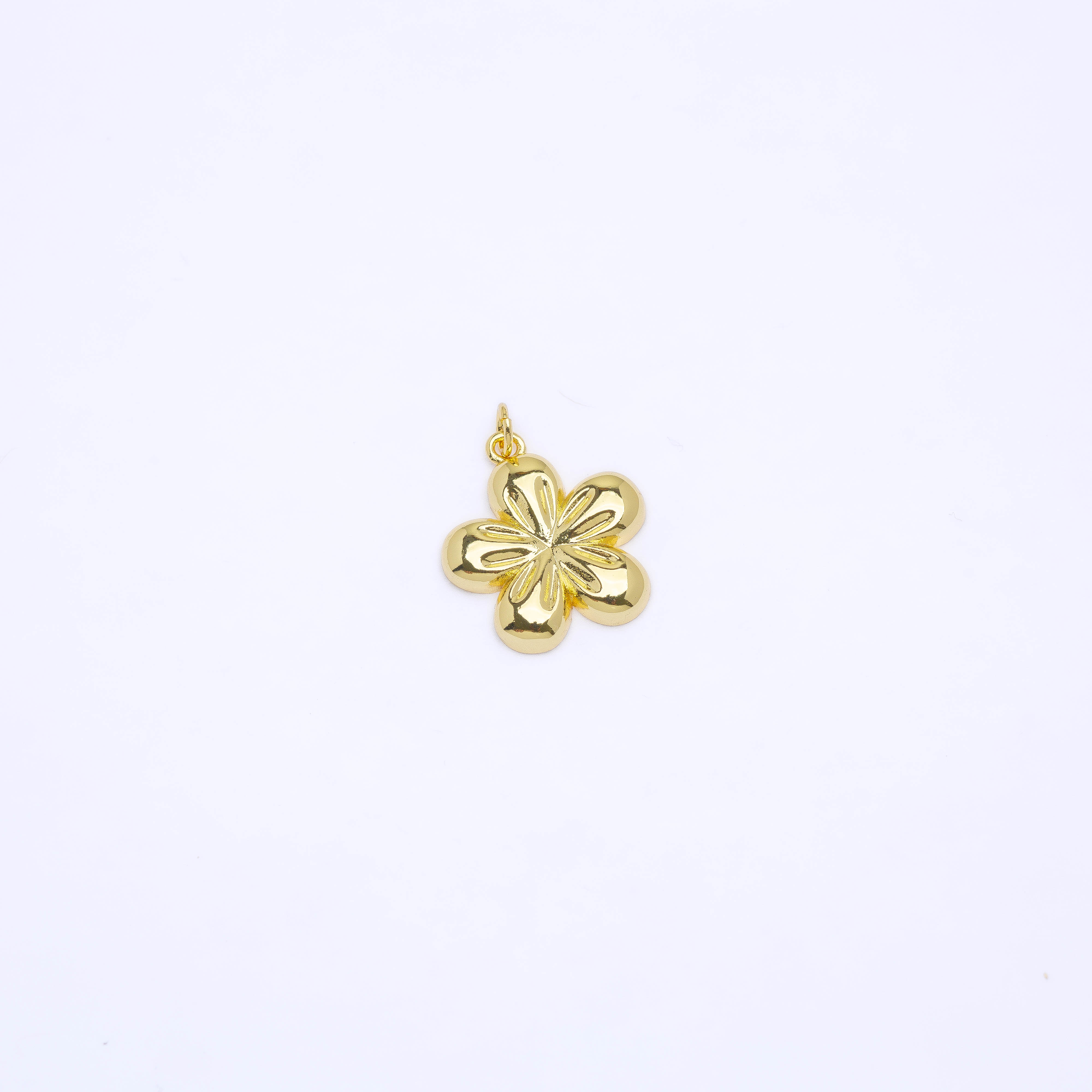 21081 Flower Pendant with Embossed Details