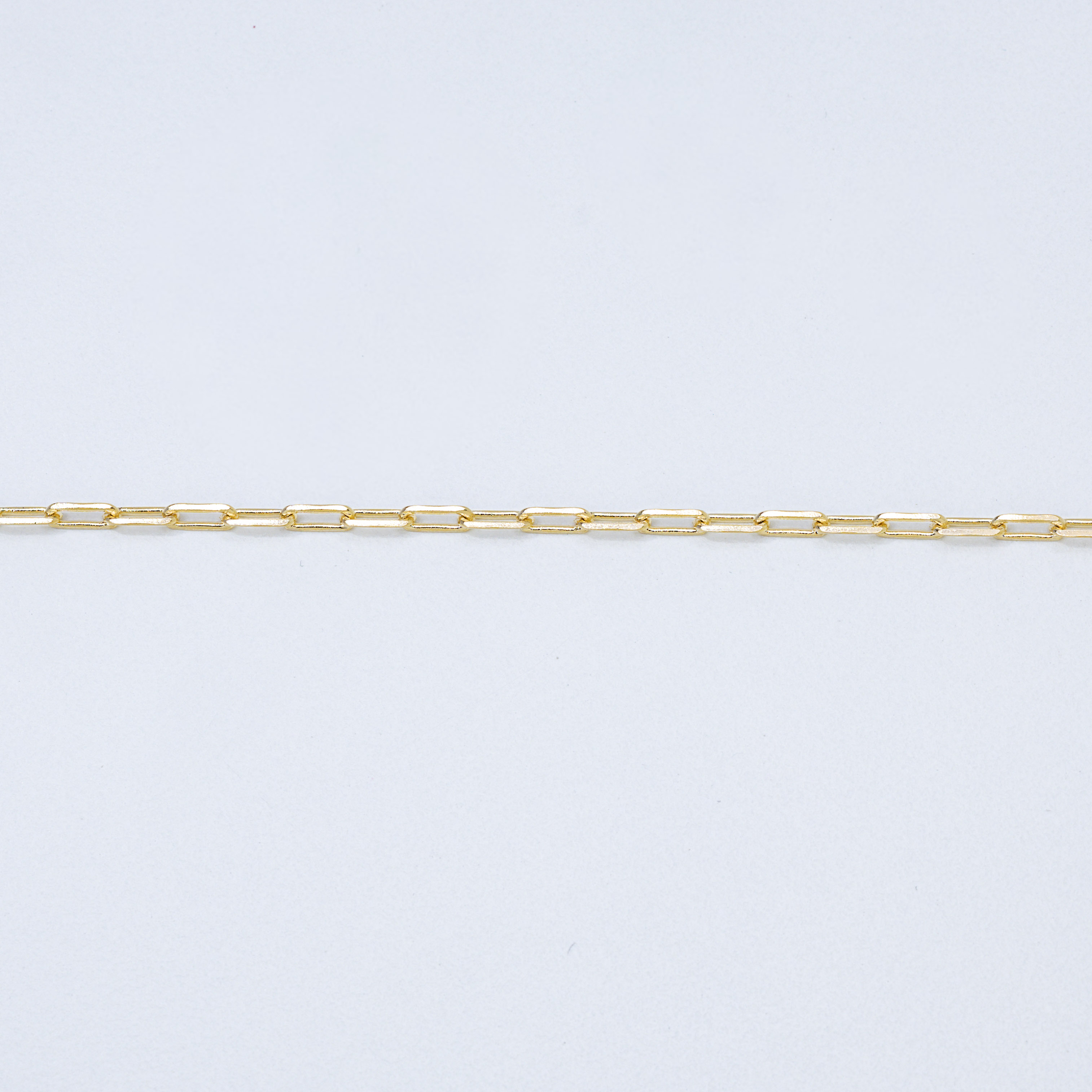 18093 Paper clip Gold Chain  #10 BY FT