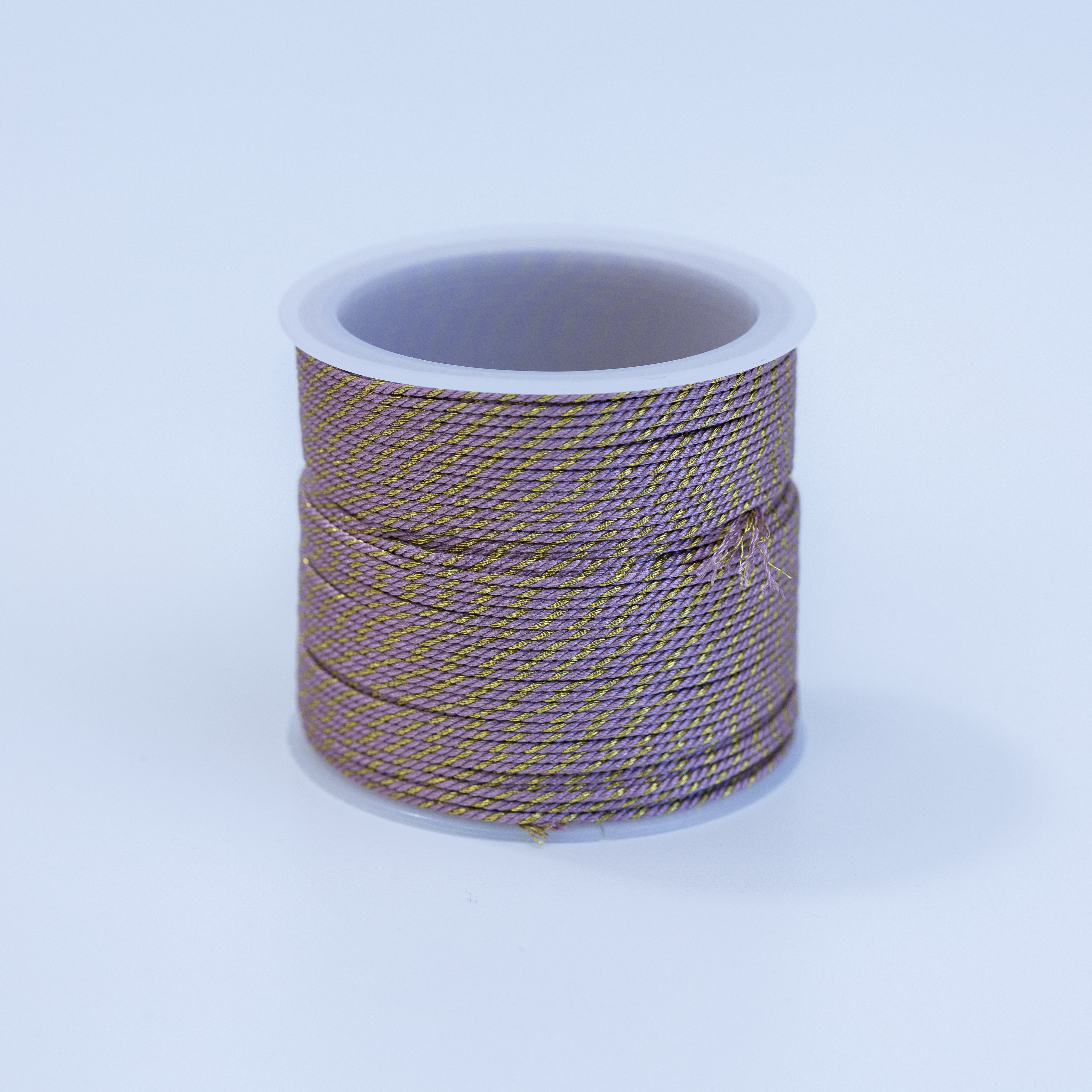 20272 Lilac Gold Twisted Nylon Cord 0.8mm