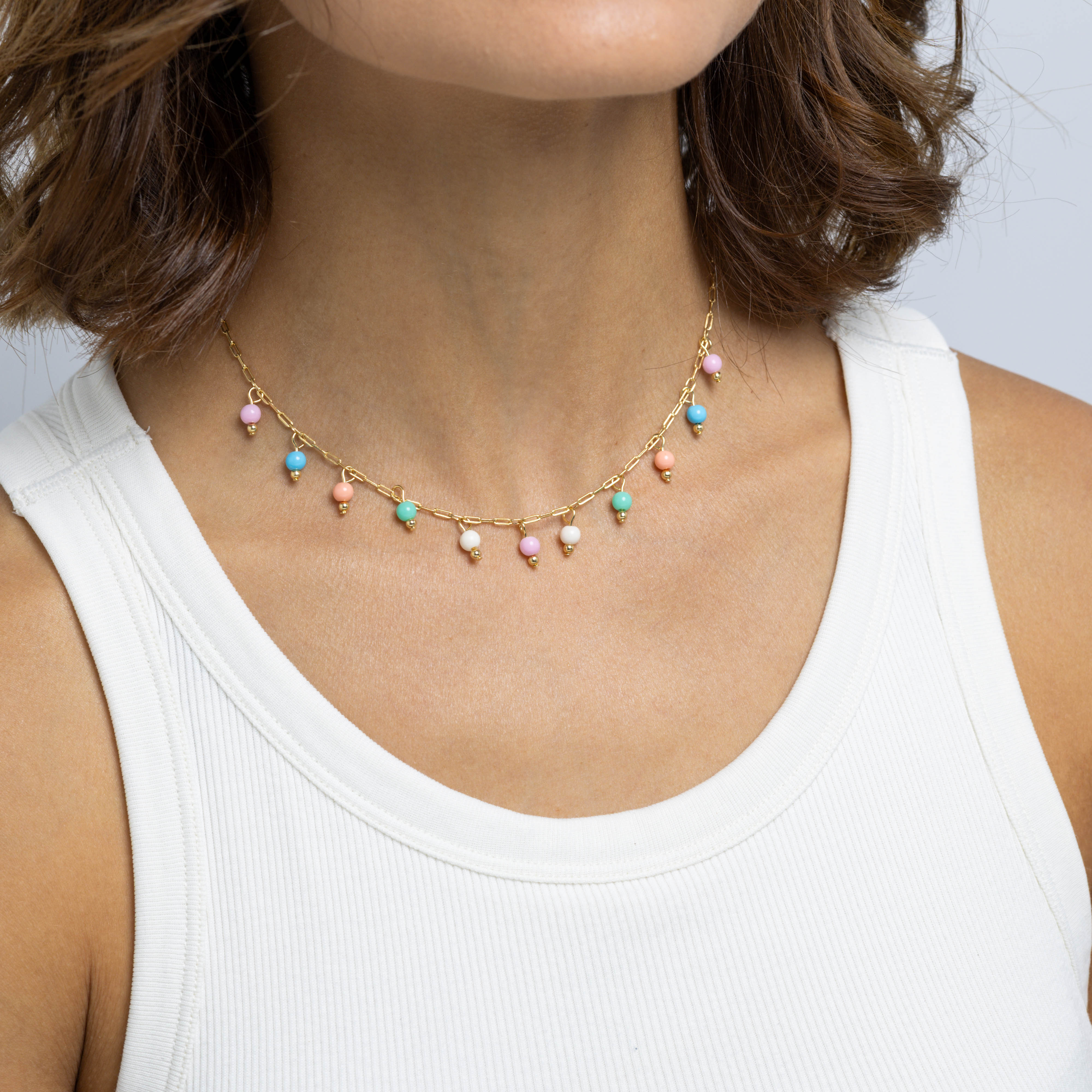 11146 Chain w/mostacillas #267