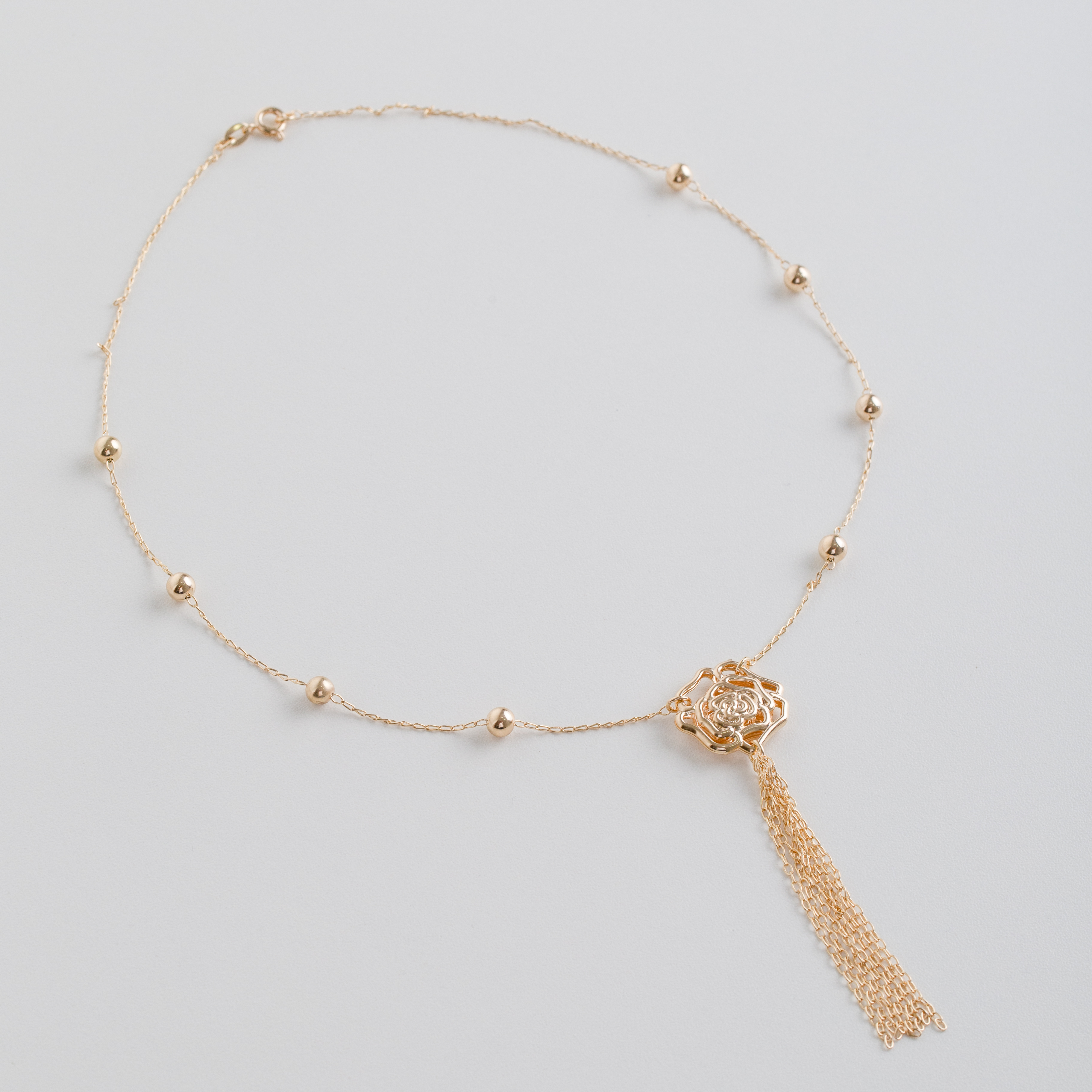 18425 Chain w/Flower Charms 45cm