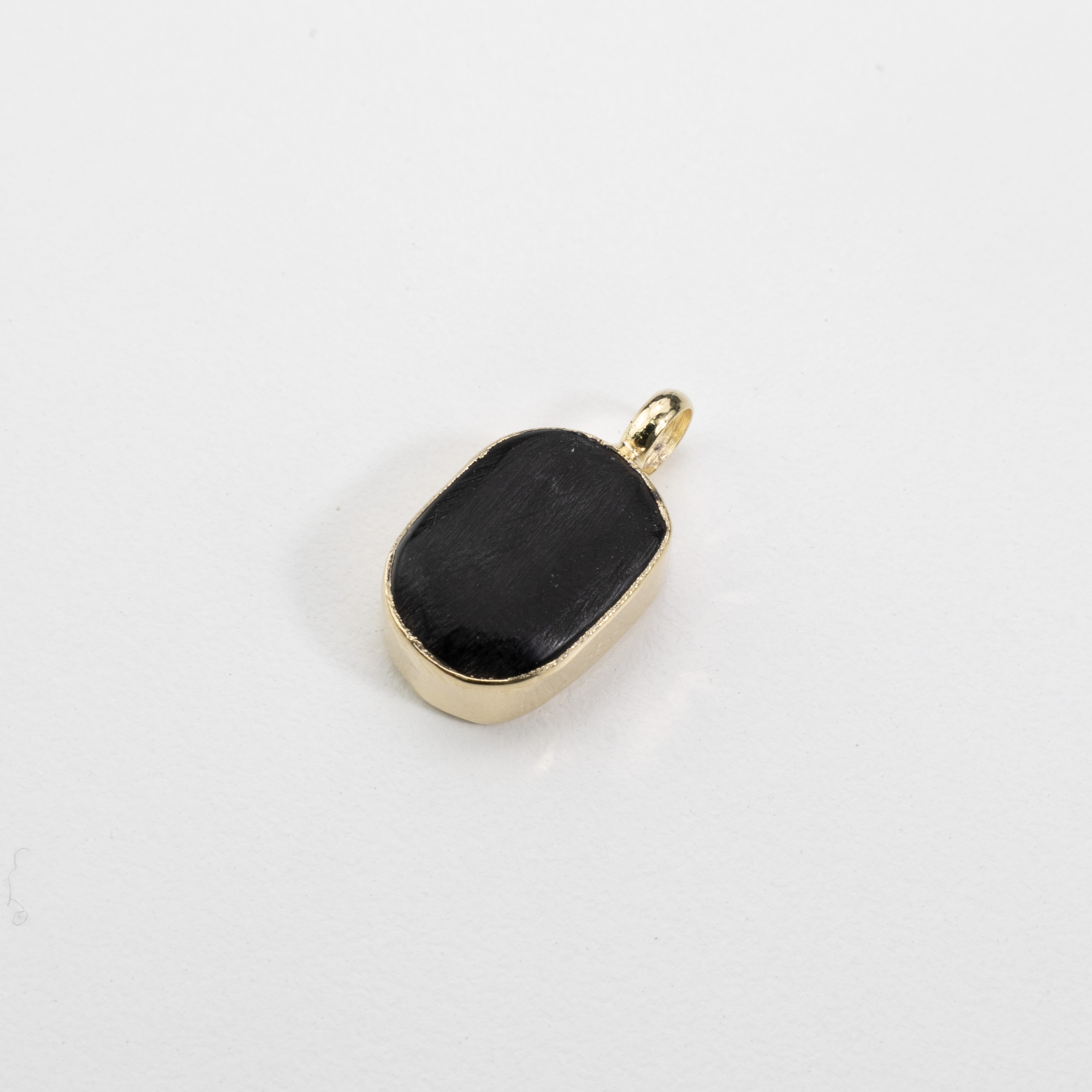 18703 Square Azabache Pendant